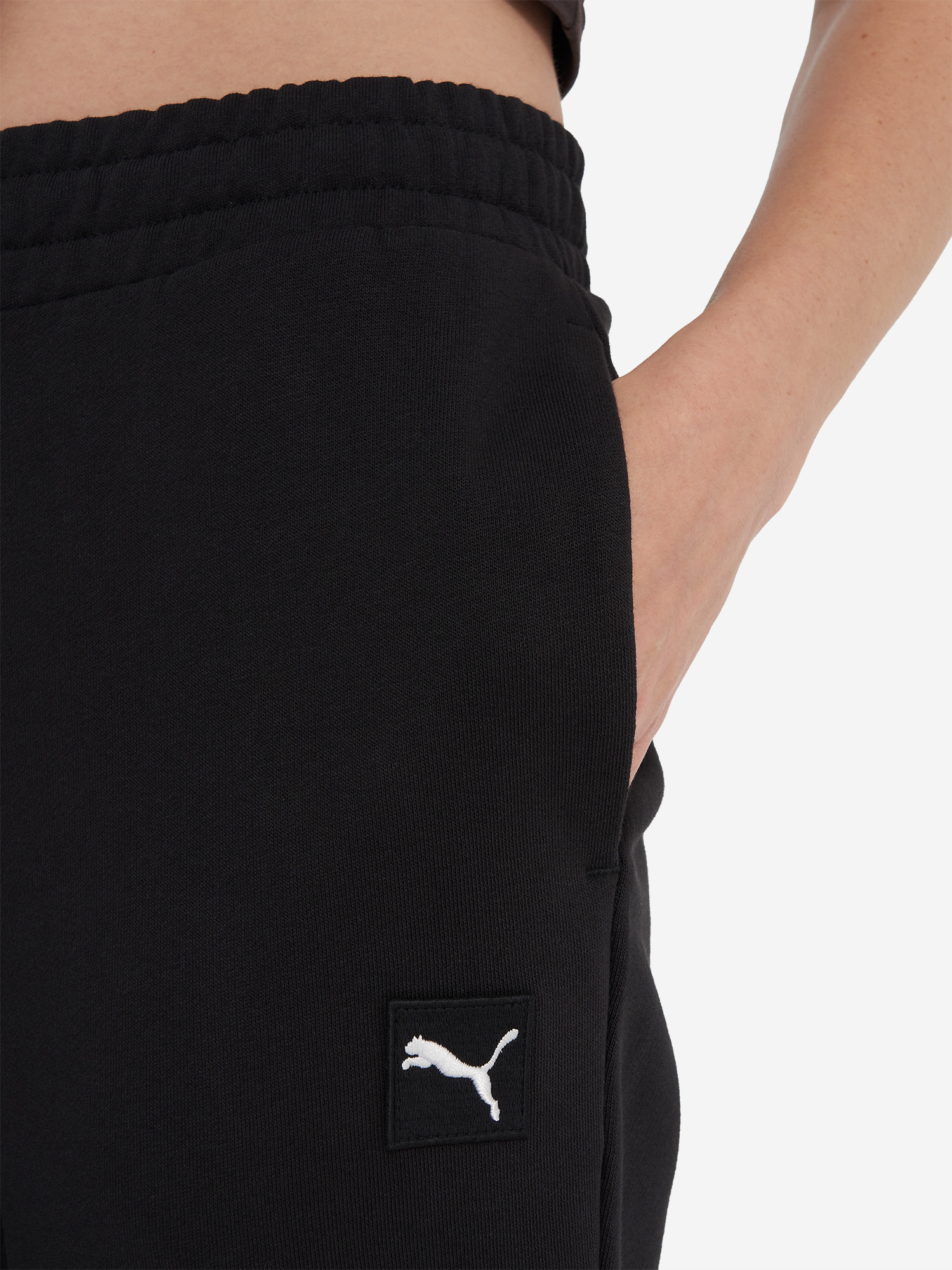 фото Брюки женские puma ess elevated, черный