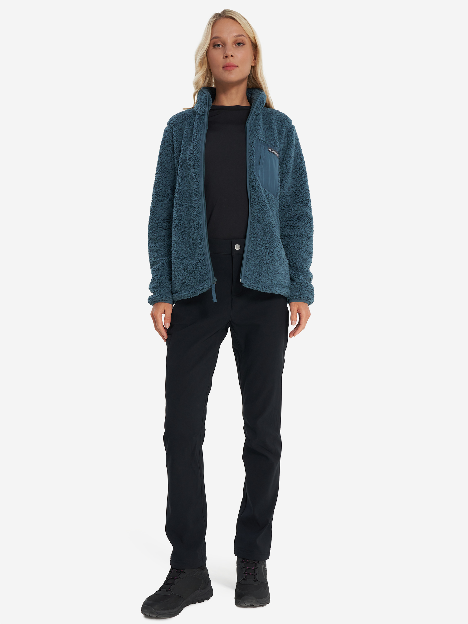 фото Брюки женские columbia back beauty warm softshell pant, черный