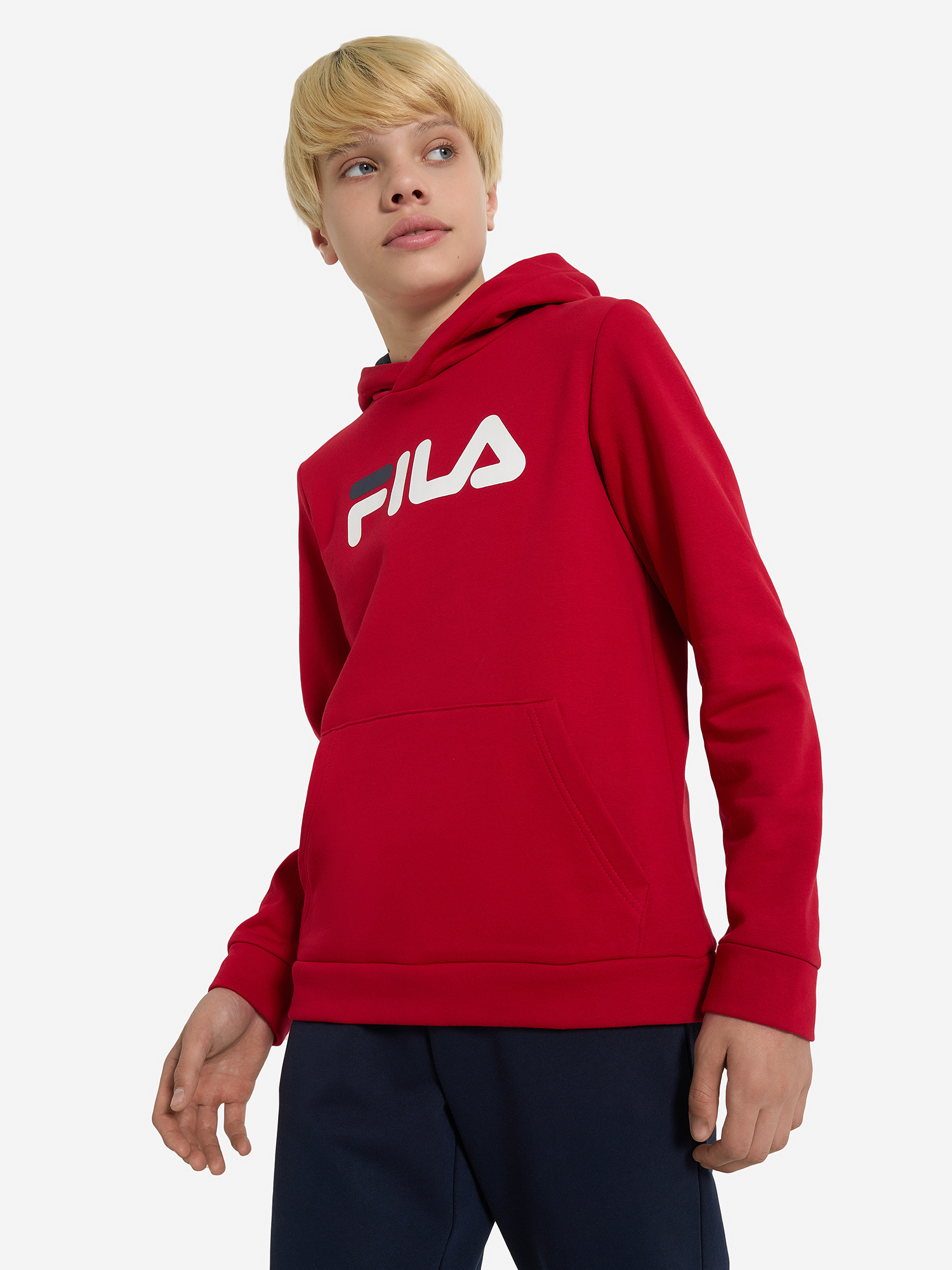 фото Худи для мальчиков fila, красный