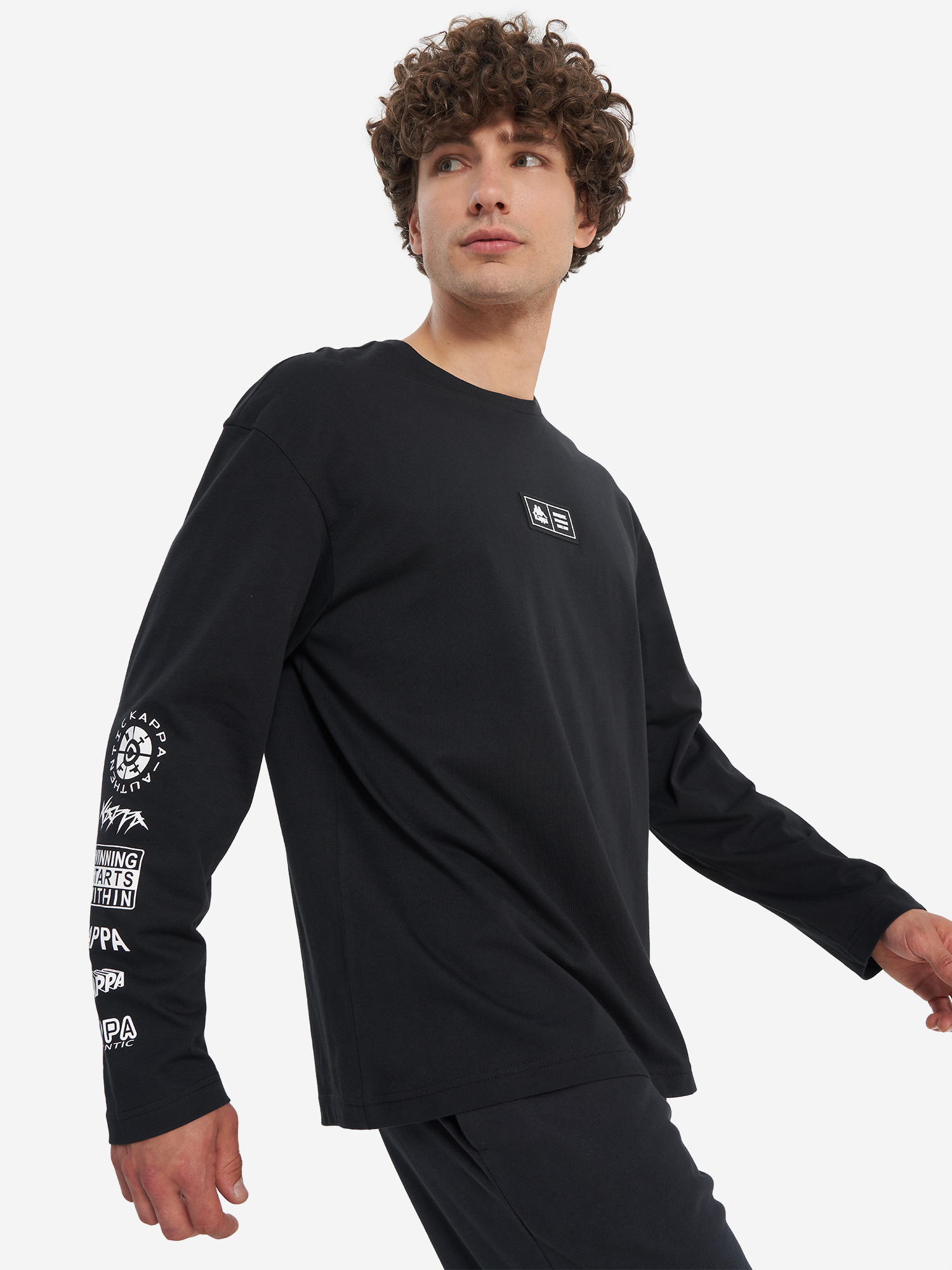 Лонгслив мужской Kappa, Черный
Лонгслив мужской Kappa, Черный