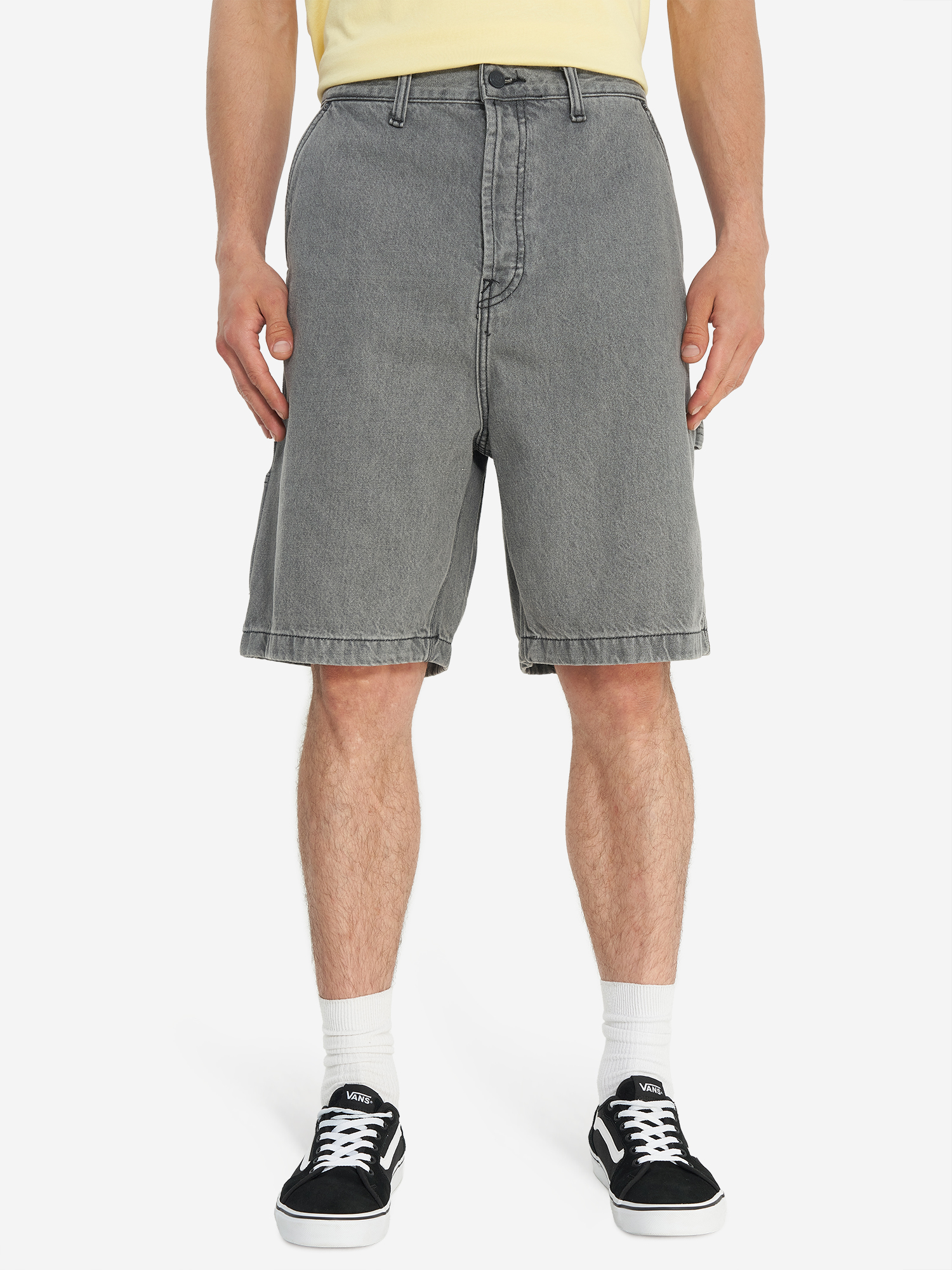 фото Шорты мужские оверсайз dc shoes carpenter baggy, серый