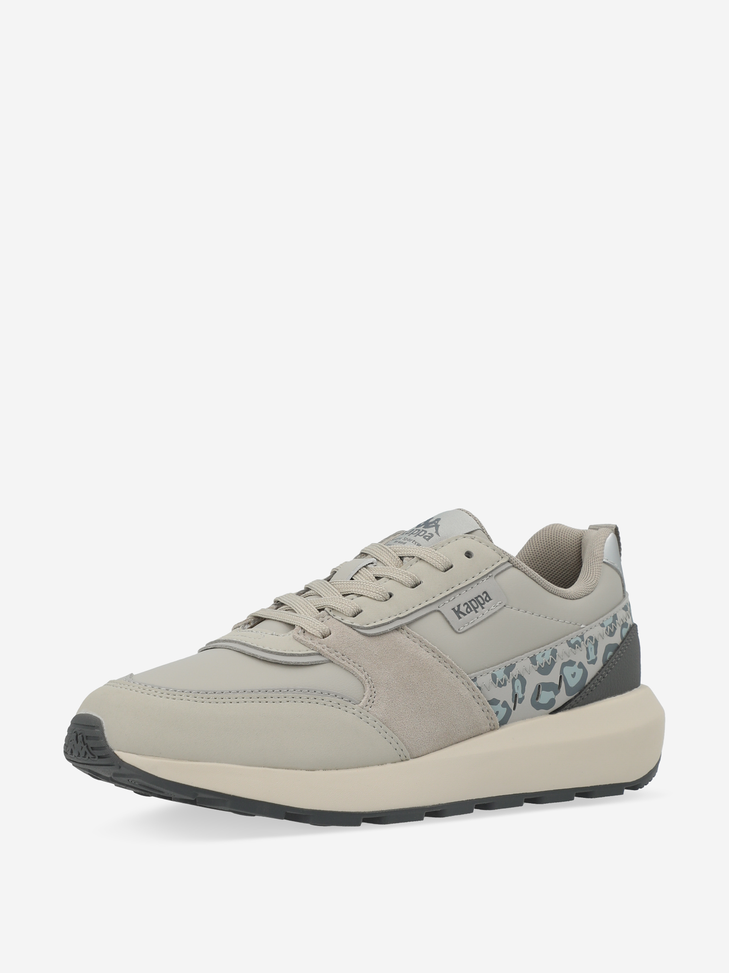 фото Кроссовки женские kappa authentic run lt, бежевый