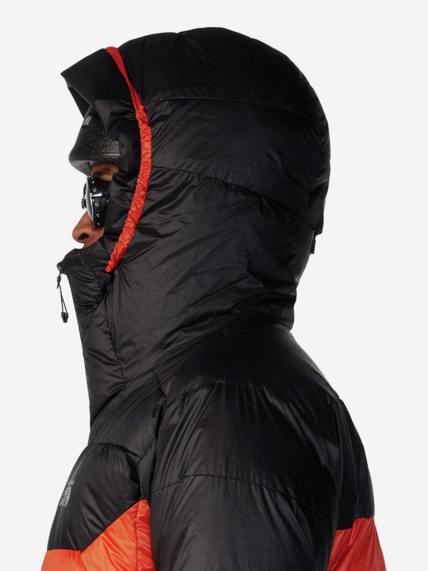 фото Пуховик мужской mountain hardwear phantom belay, оранжевый