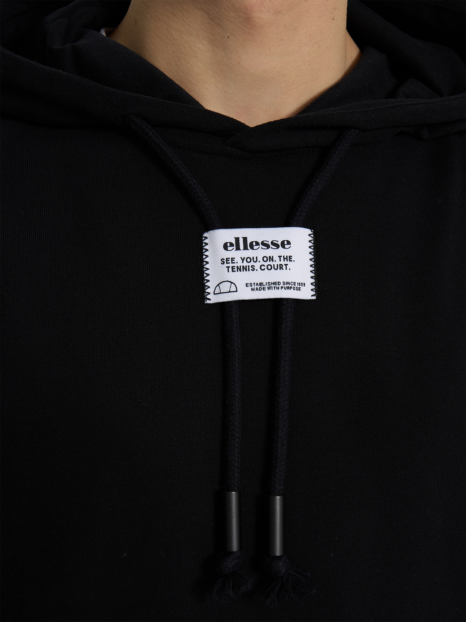 фото Худи мужское ellesse, черный