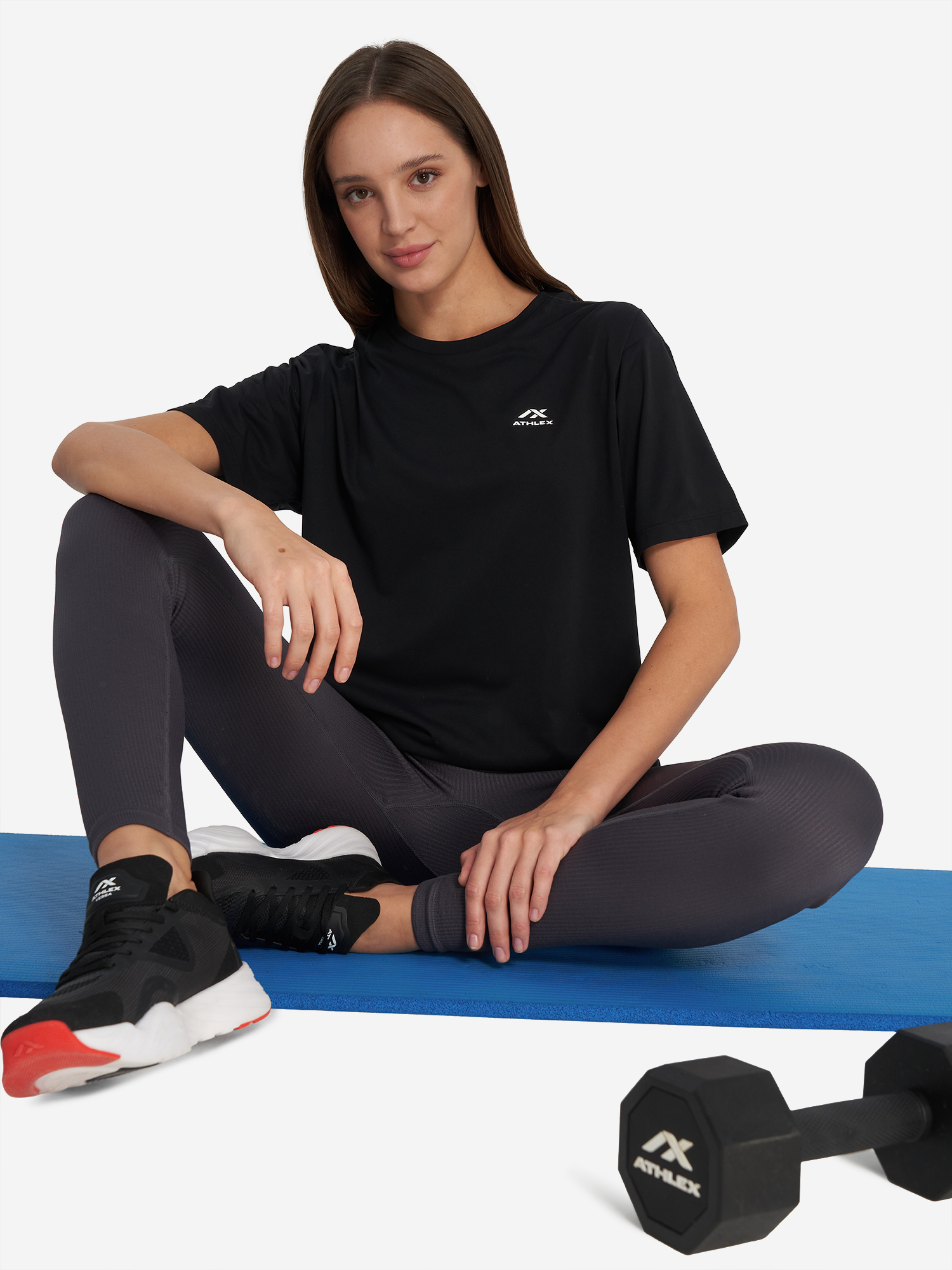 фото Футболка женская athlex, черный