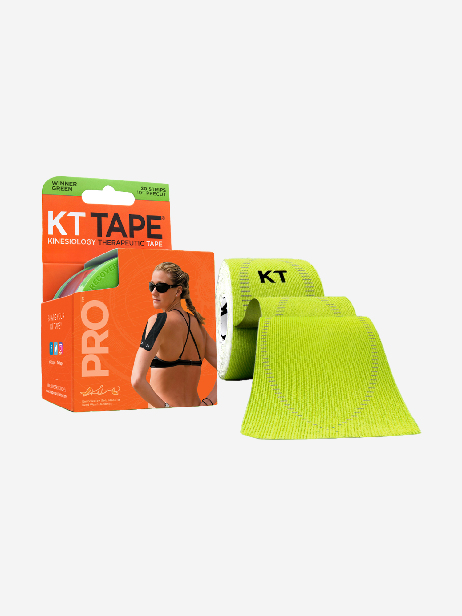 KT Tape PRO Кинезио тейп для тела, 20 полосок в рулоне, 25 х 5 см, зеленый, Зеленый
KT Tape PRO Кинезио тейп для тела, 20 полосок в рулоне, 25 х 5 см, зеленый, Зеленый