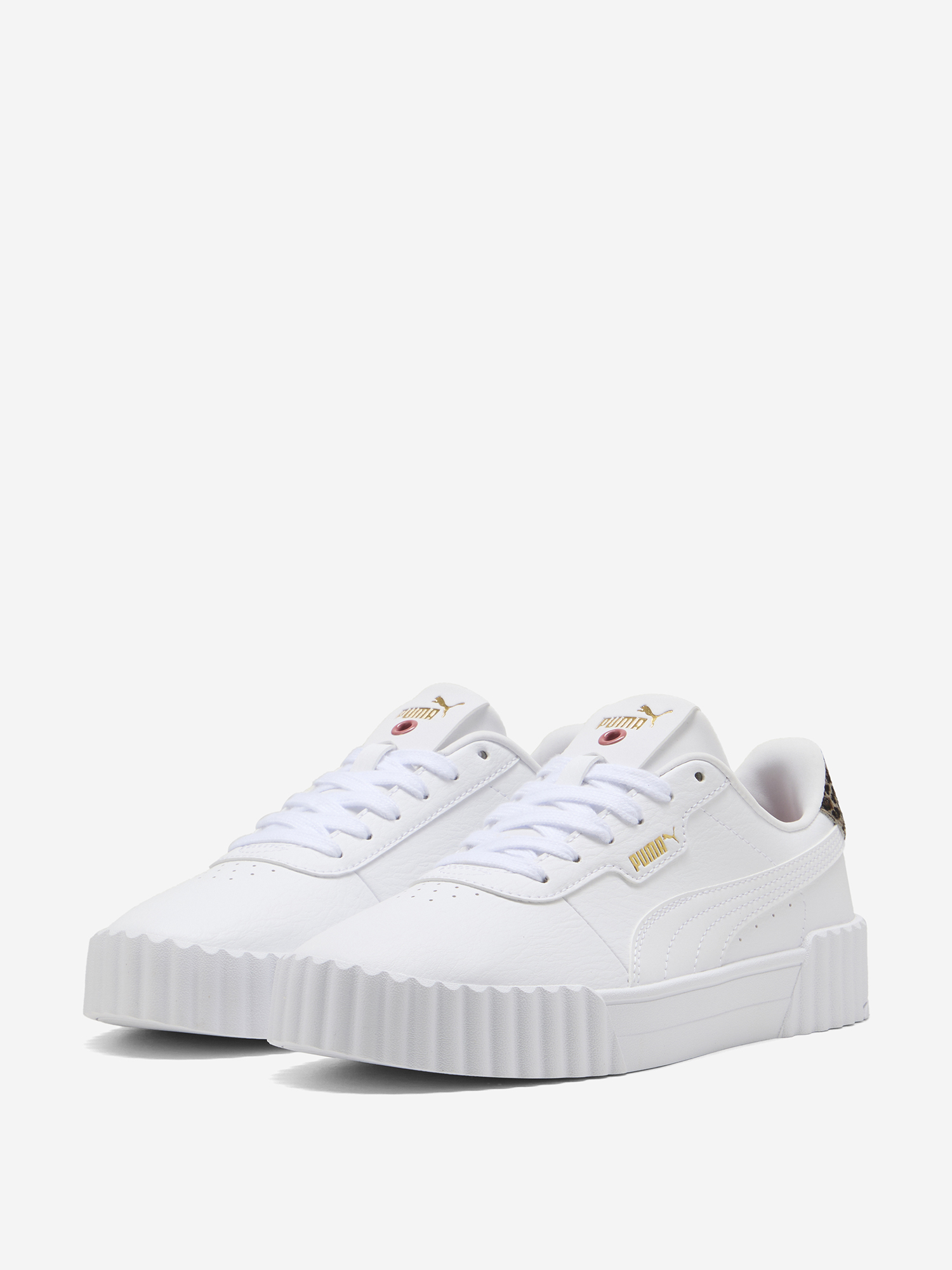 фото Кеды женские puma carina 3.0 animal flair, белый