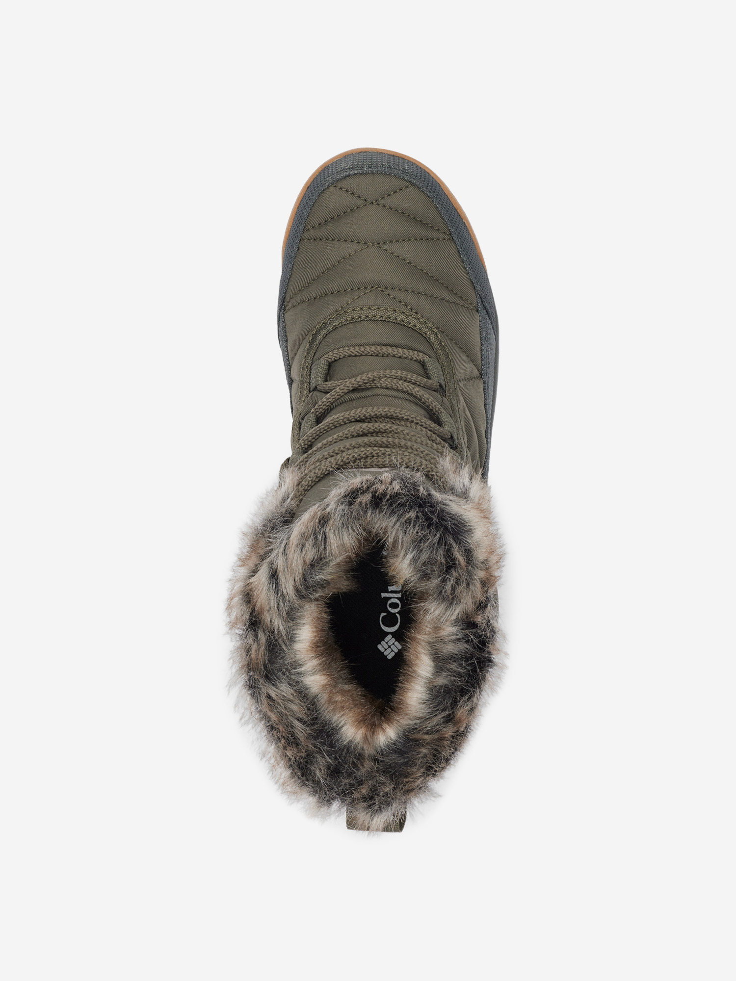 фото Сапоги утепленные женские columbia minx shorty iv, зеленый