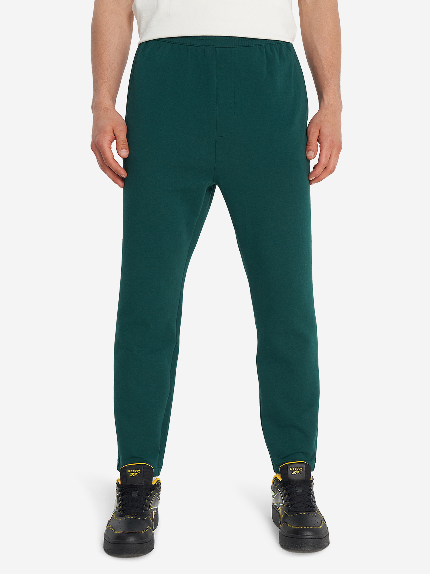 фото Брюки мужские reebok activ coll dreamblend, зеленый