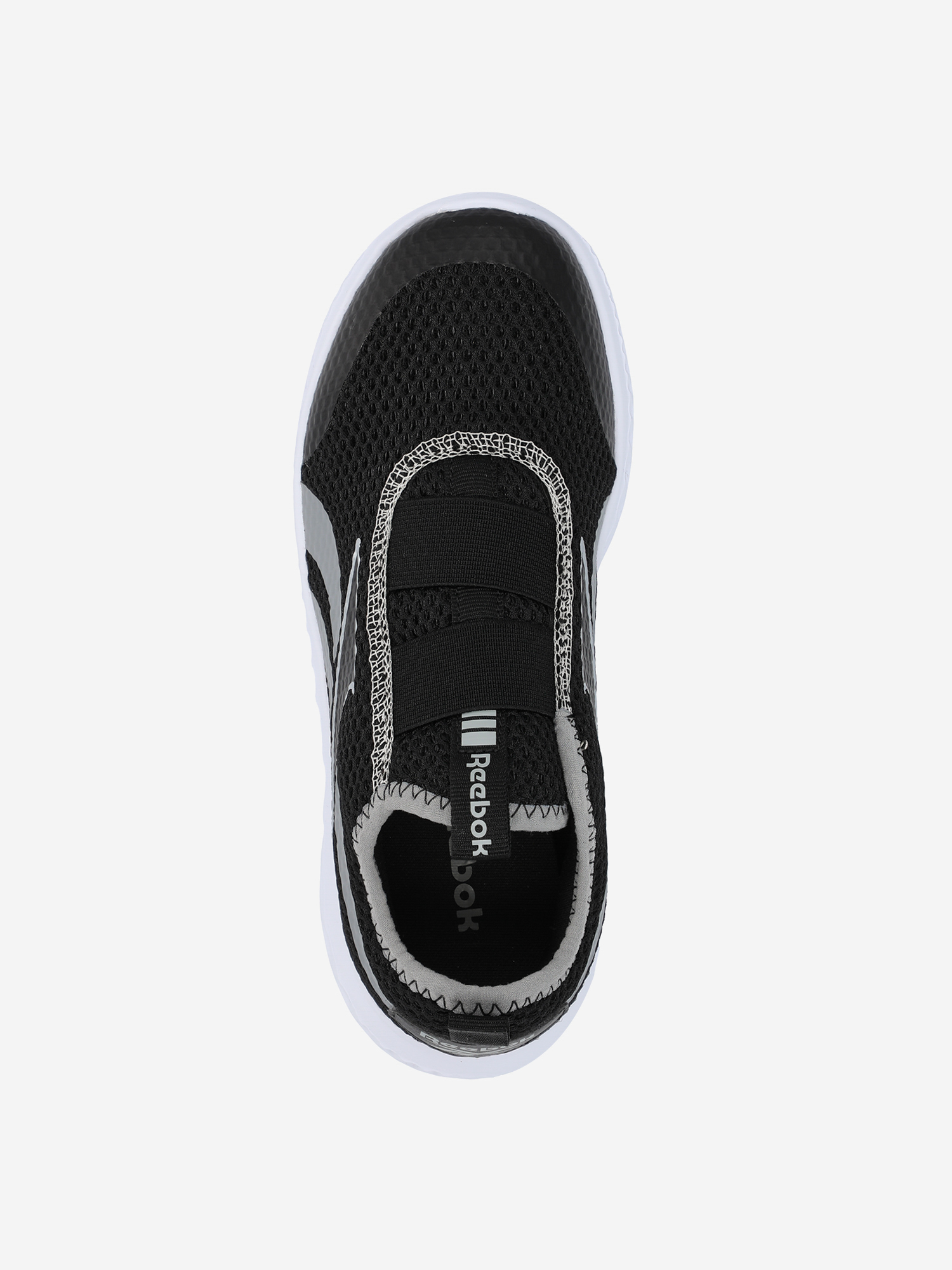 фото Кроссовки детские reebok rush runner slip-on, черный