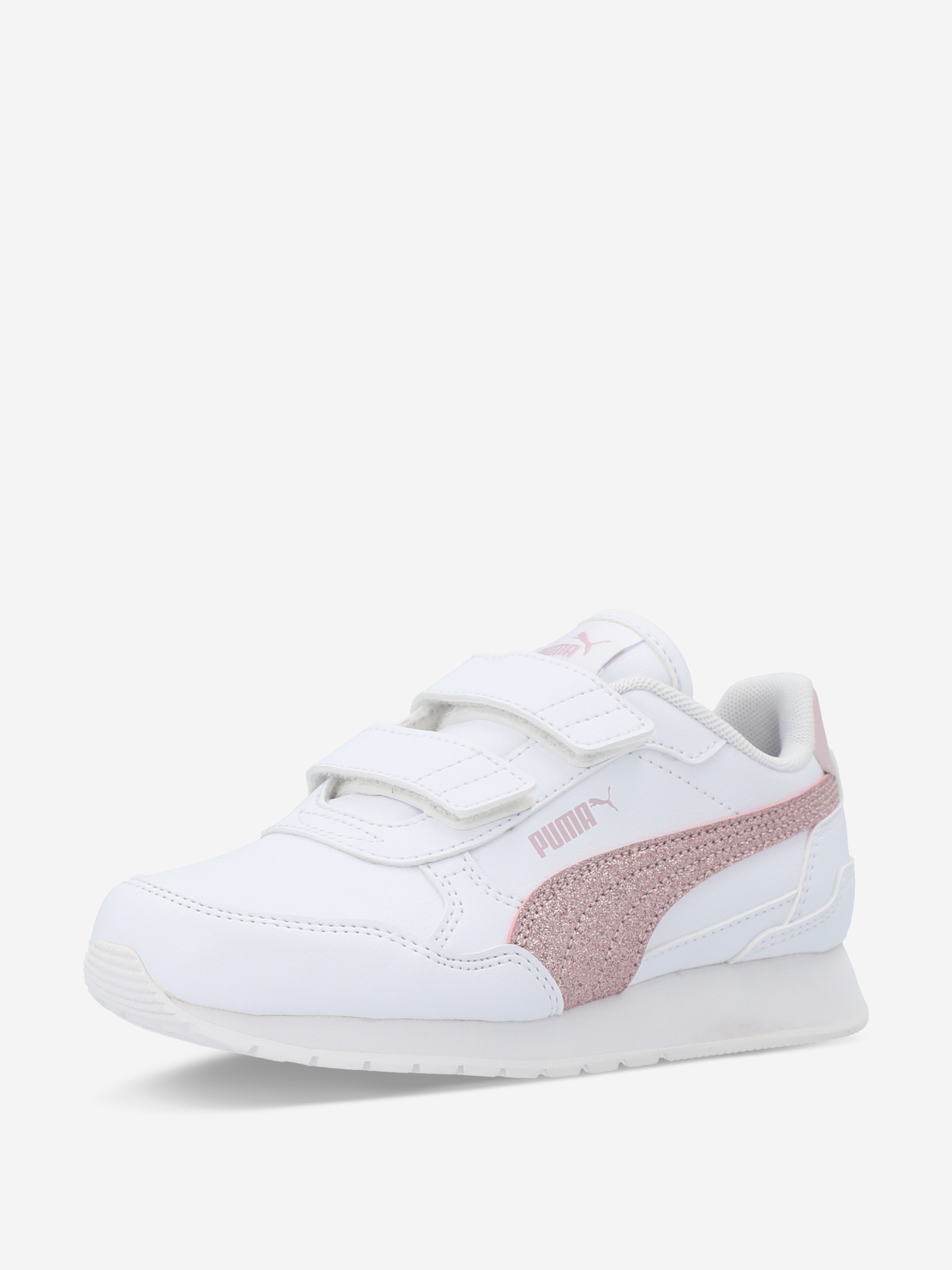 фото Кроссовки для девочек puma st runner v4 l v ps, белый