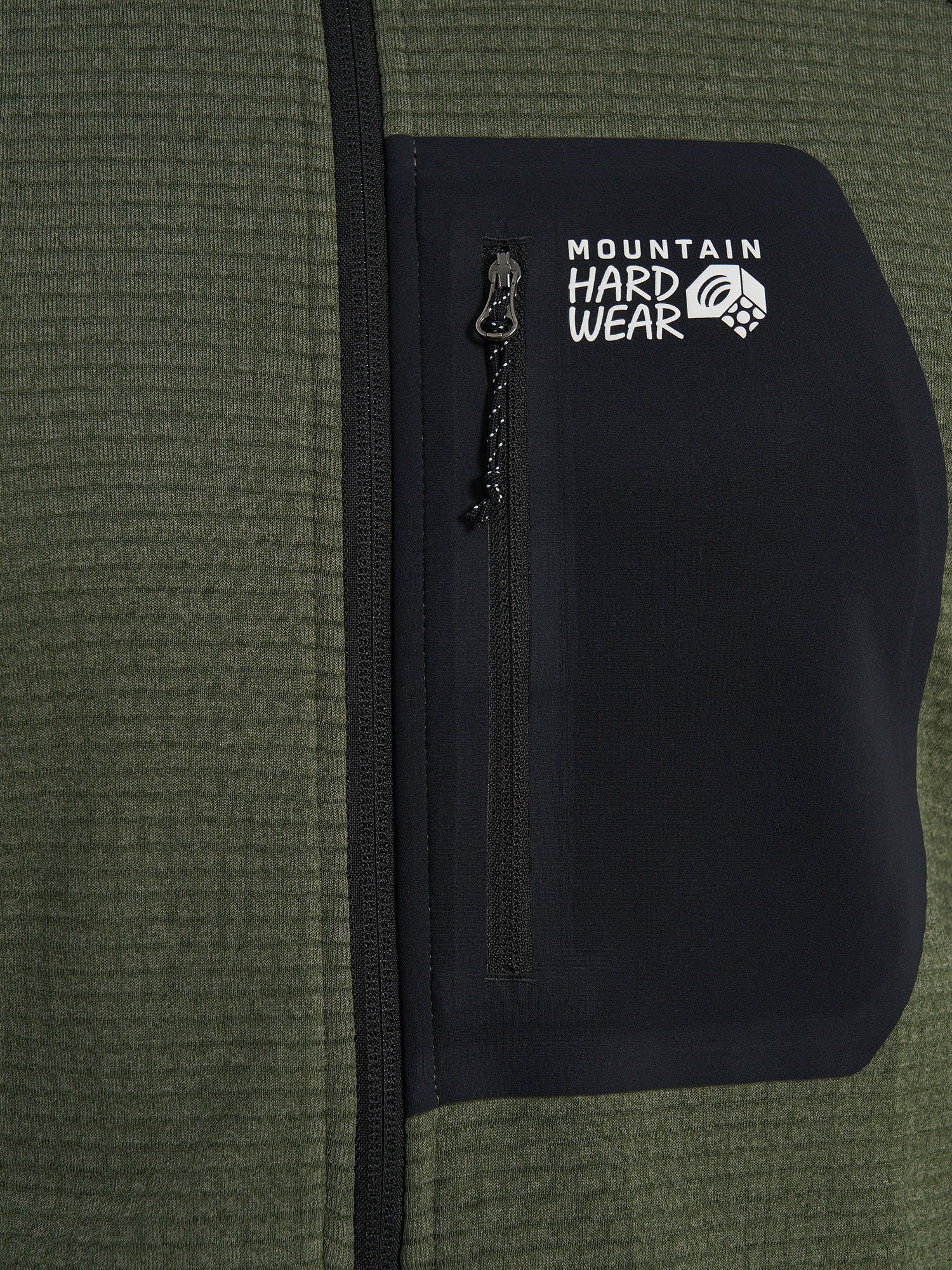 фото Толстовка мужская mountain hardwear polartec, зеленый