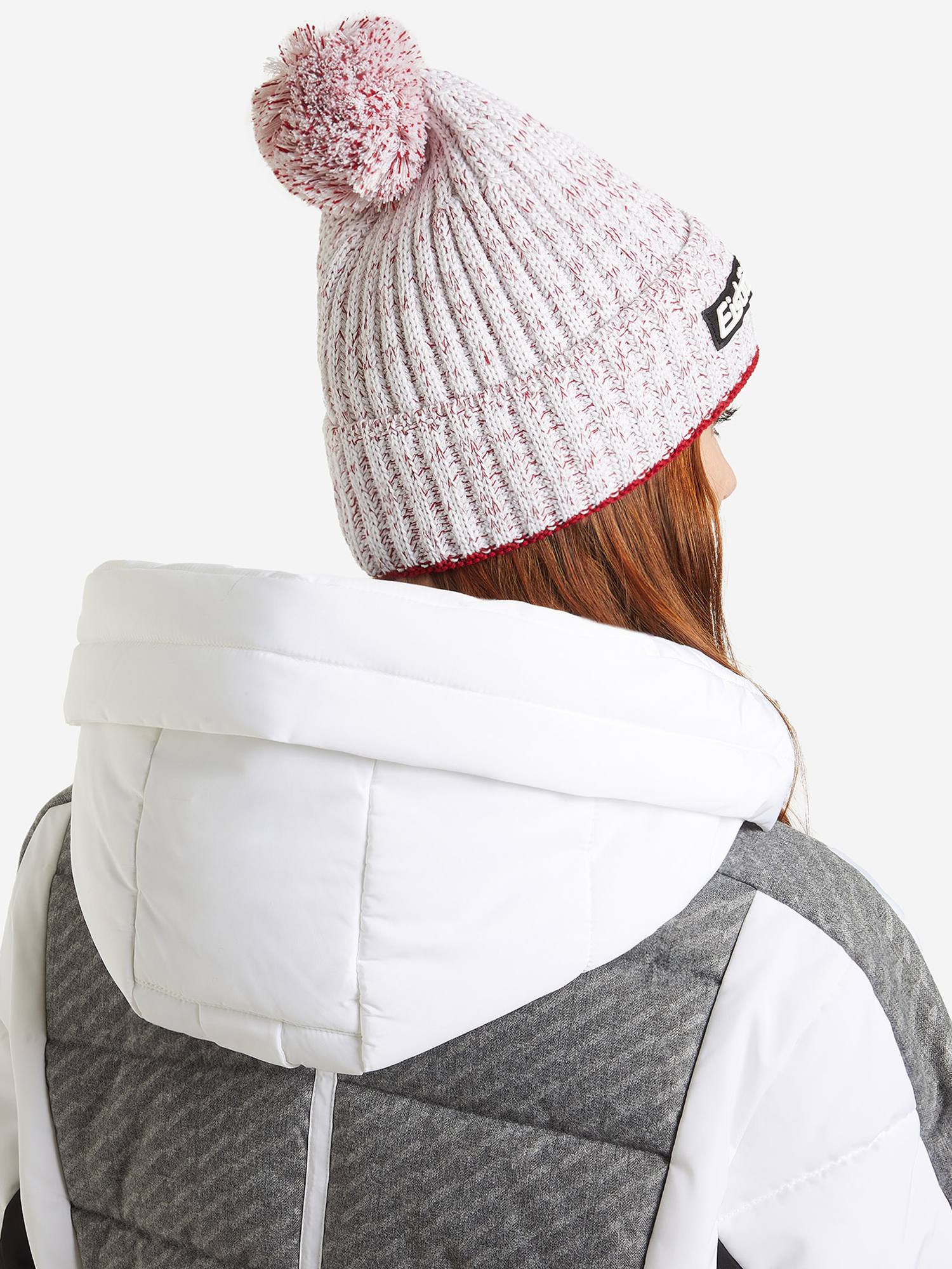 фото Шапка eisbaer naja pompon crystal, розовый