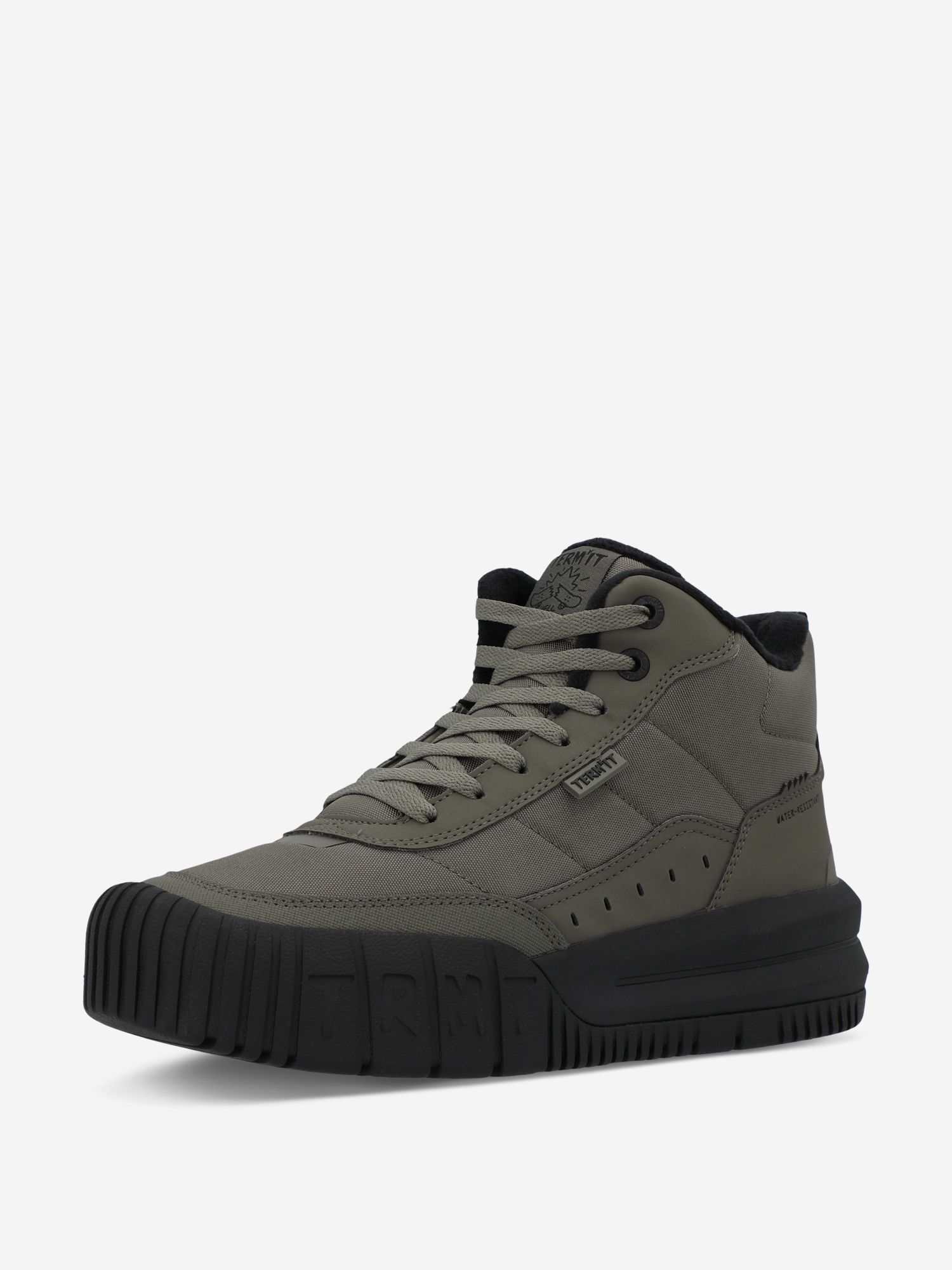 фото Кеды утепленные мужские termit invader hi 4.0, зеленый