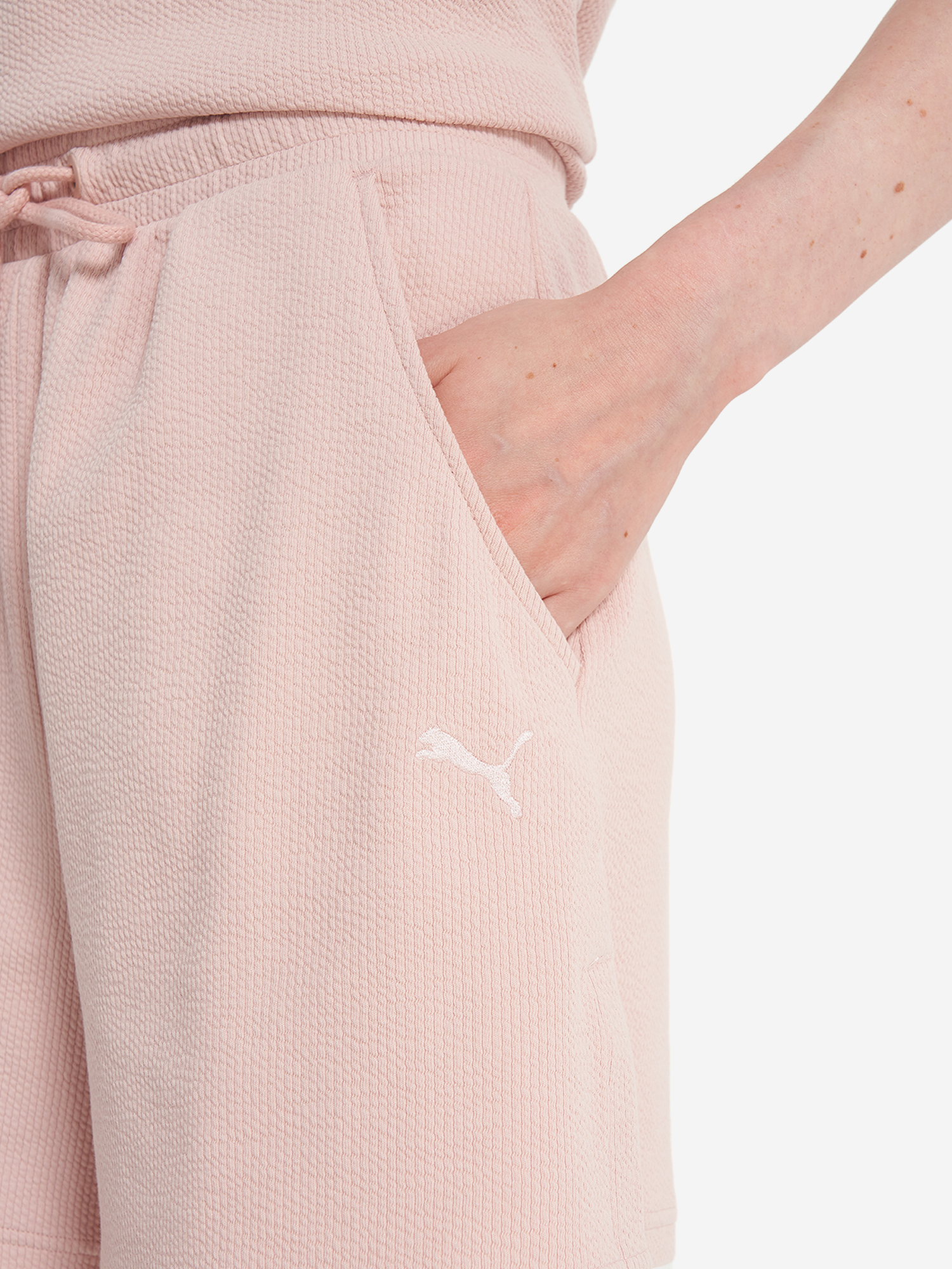 фото Шорты женские puma, розовый