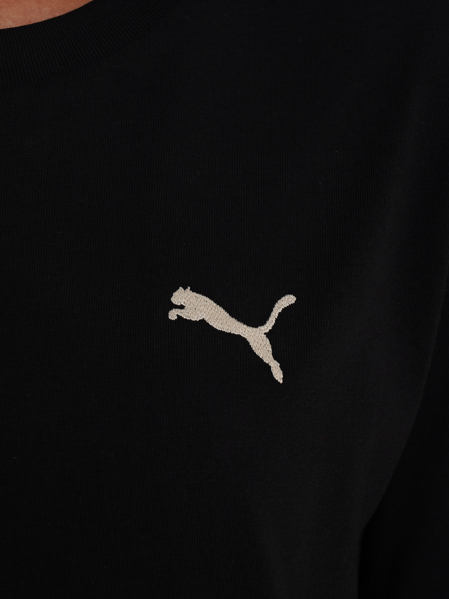 фото Футболка для девочек puma tape, черный