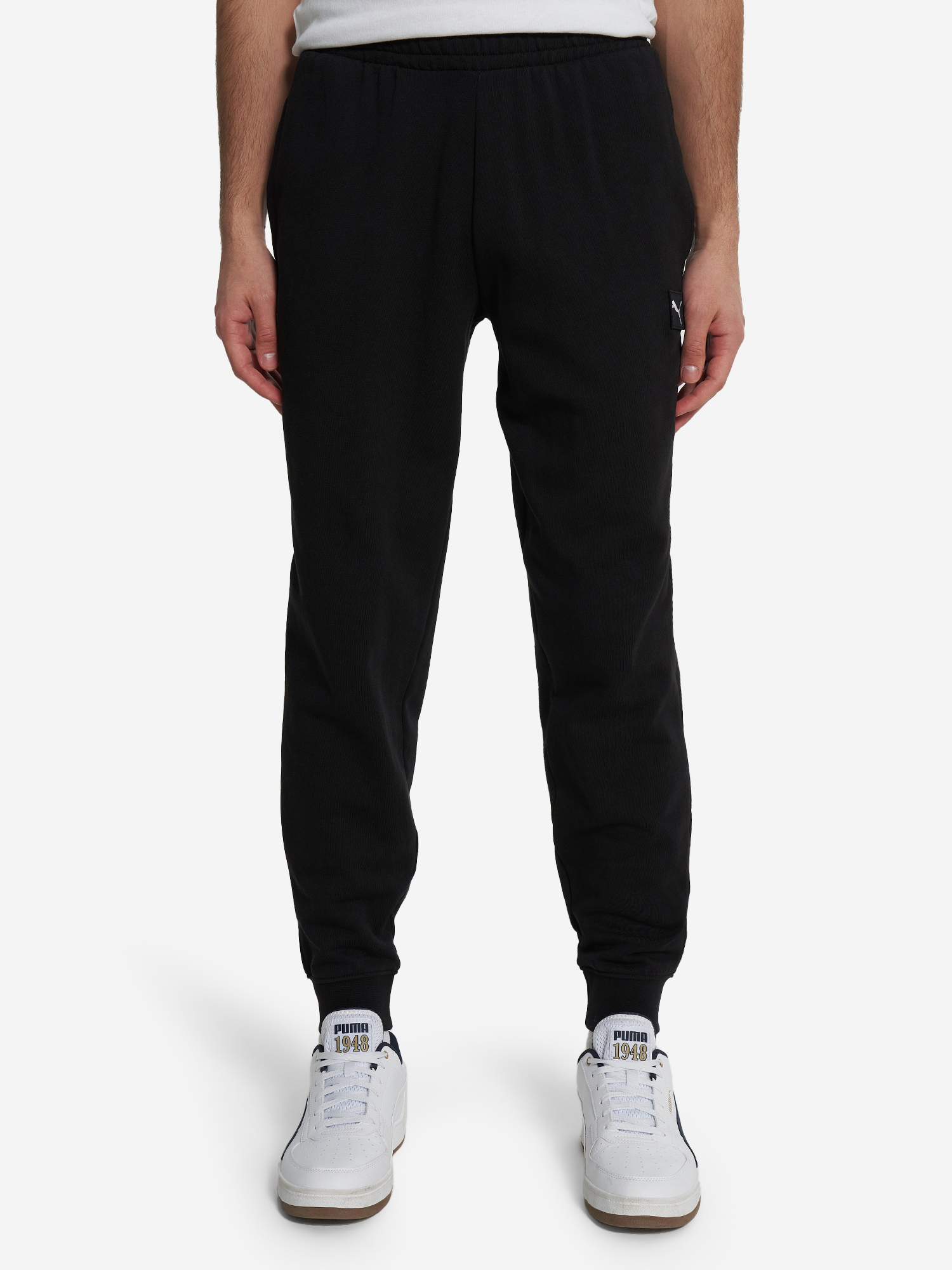 фото Брюки мужские puma ess elevated, черный