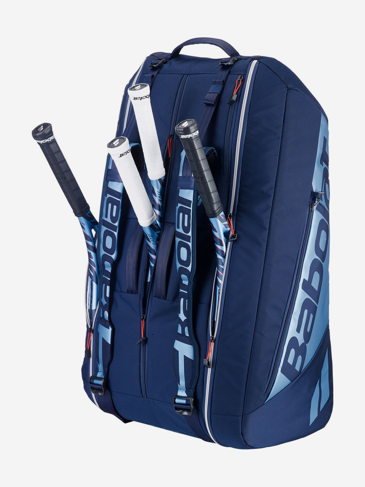 фото Чехол на 12 теннисных ракеток babolat pure drive, синий