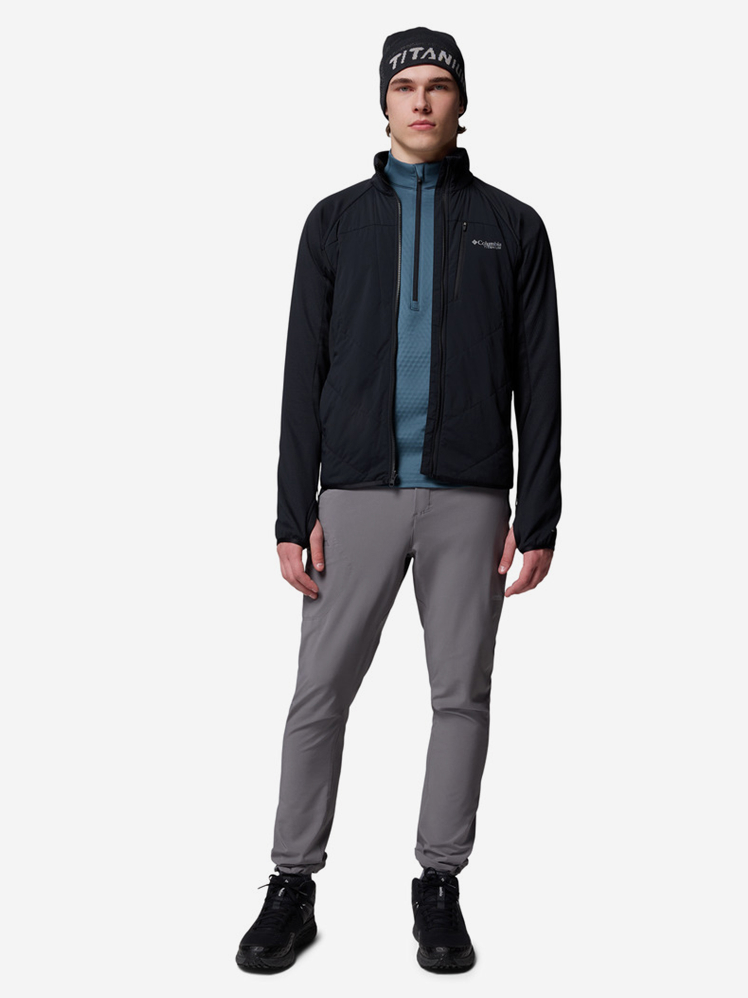 фото Толстовка мужская columbia arctic crest, черный
