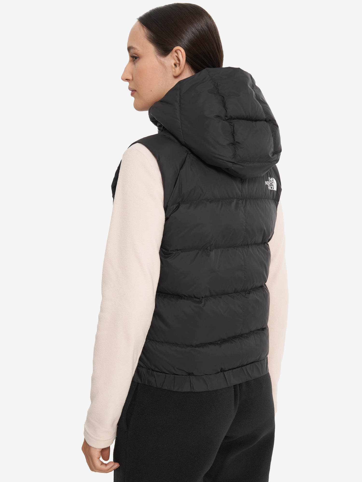 фото Жилет пуховый женский the north face hyalite vest, черный