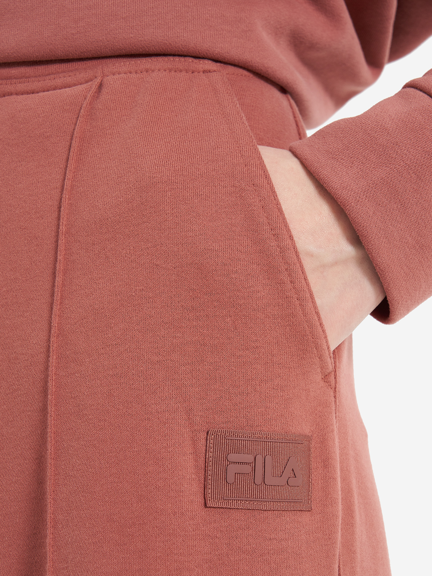 фото Брюки женские fila, бежевый