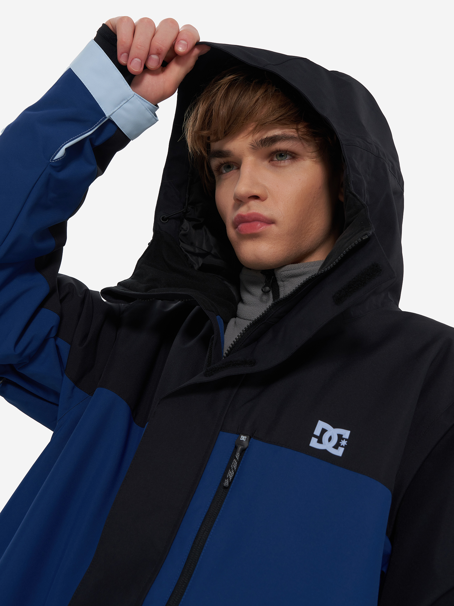 фото Куртка утепленная мужская dc shoes defiant, синий