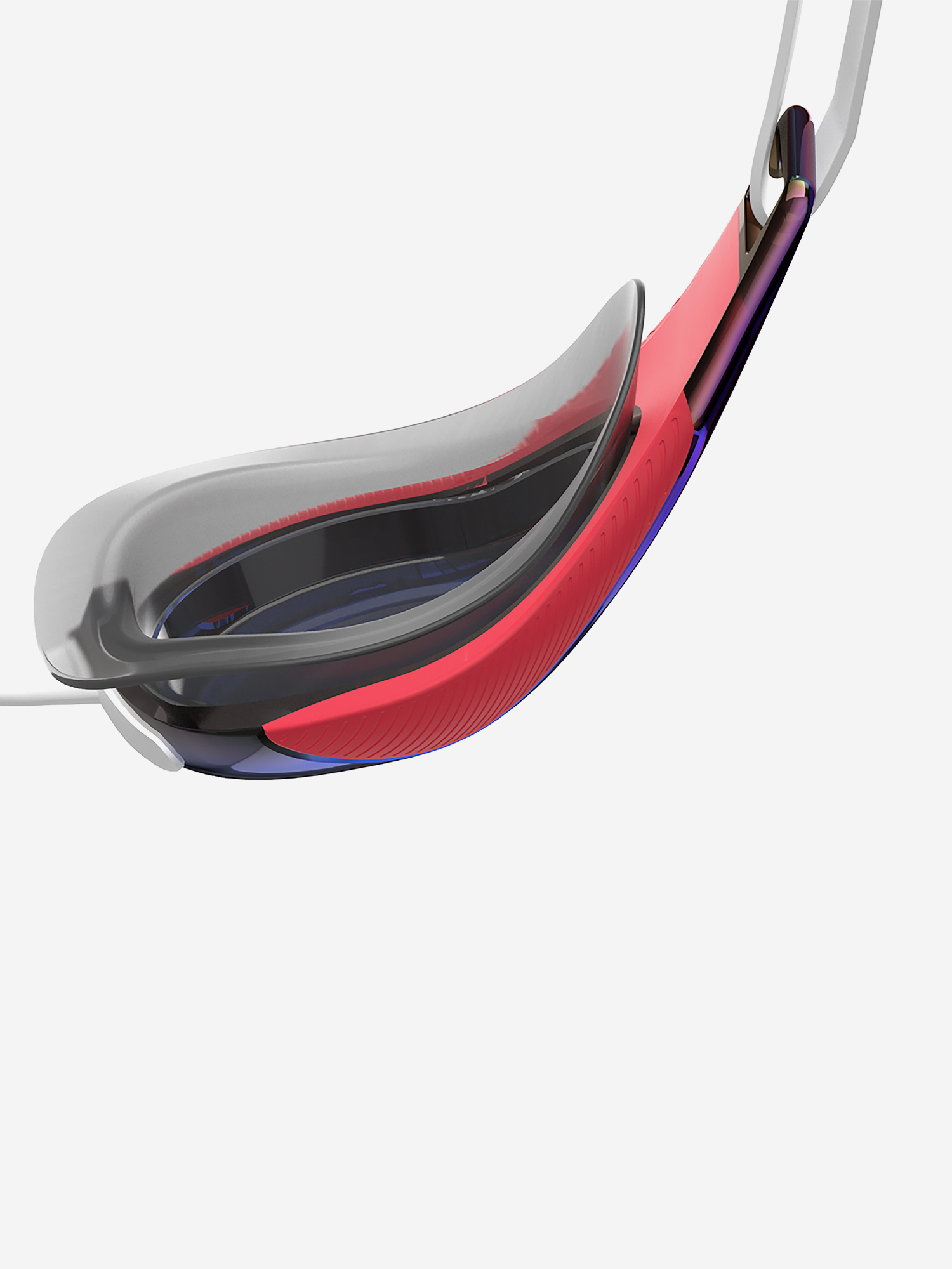 фото Очки для плавания speedo fastskin hyper elite mirror, красный