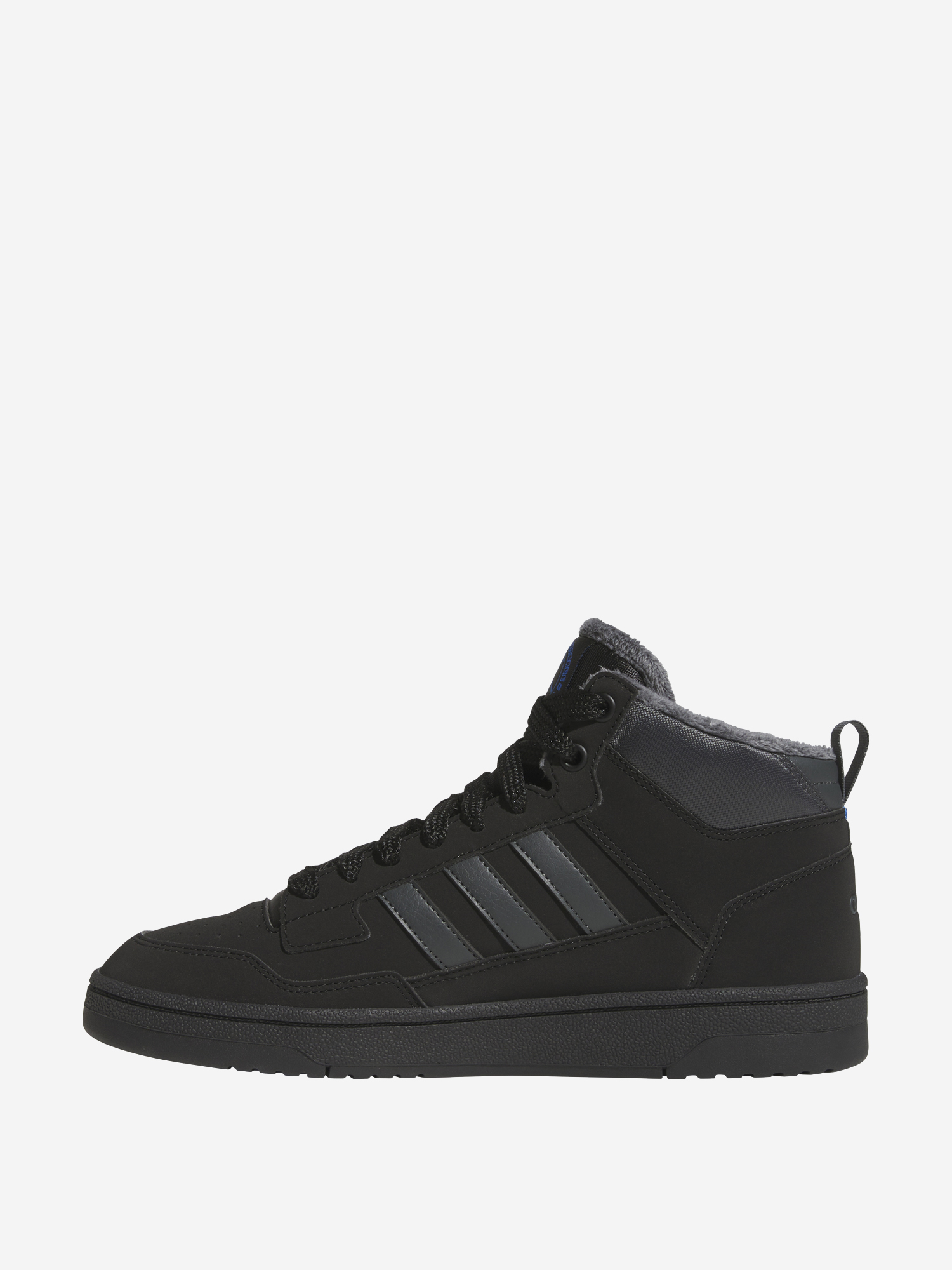фото Кеды мужские adidas rapid court mid winterized, черный
