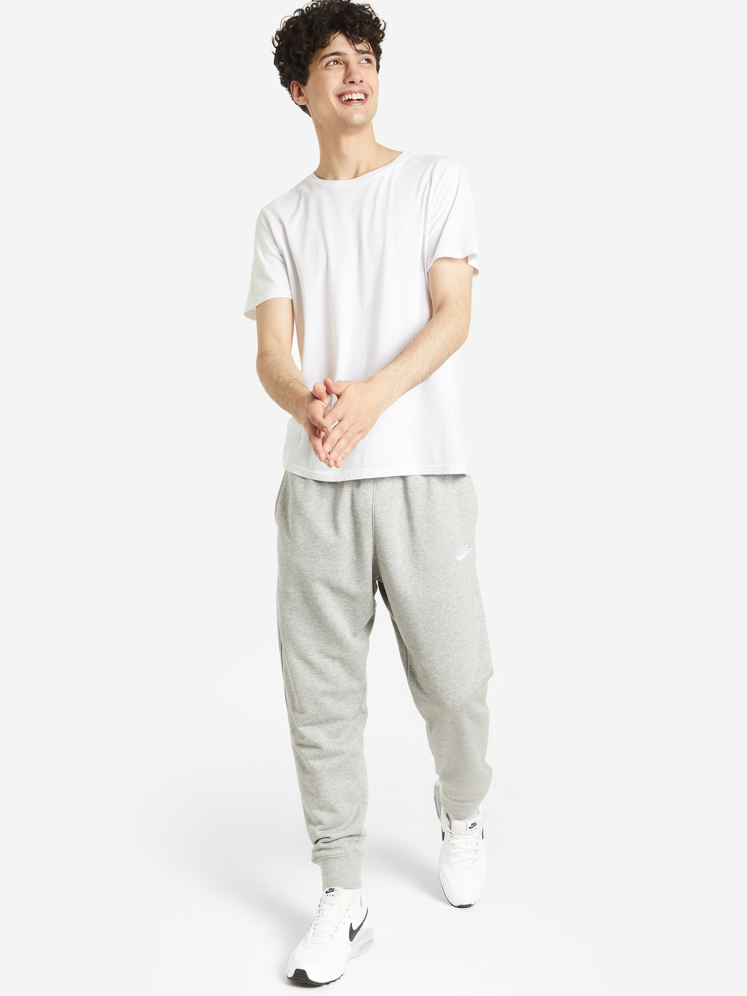 фото Брюки мужские nike sportswear club, серый