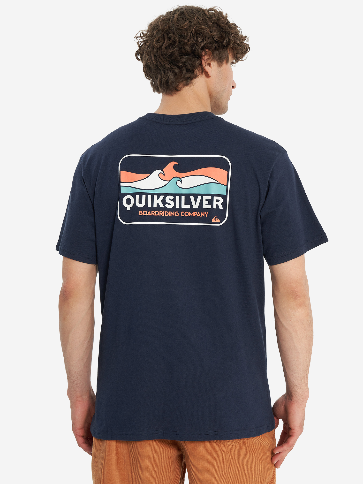 фото Футболка мужская quiksilver kunac, синий