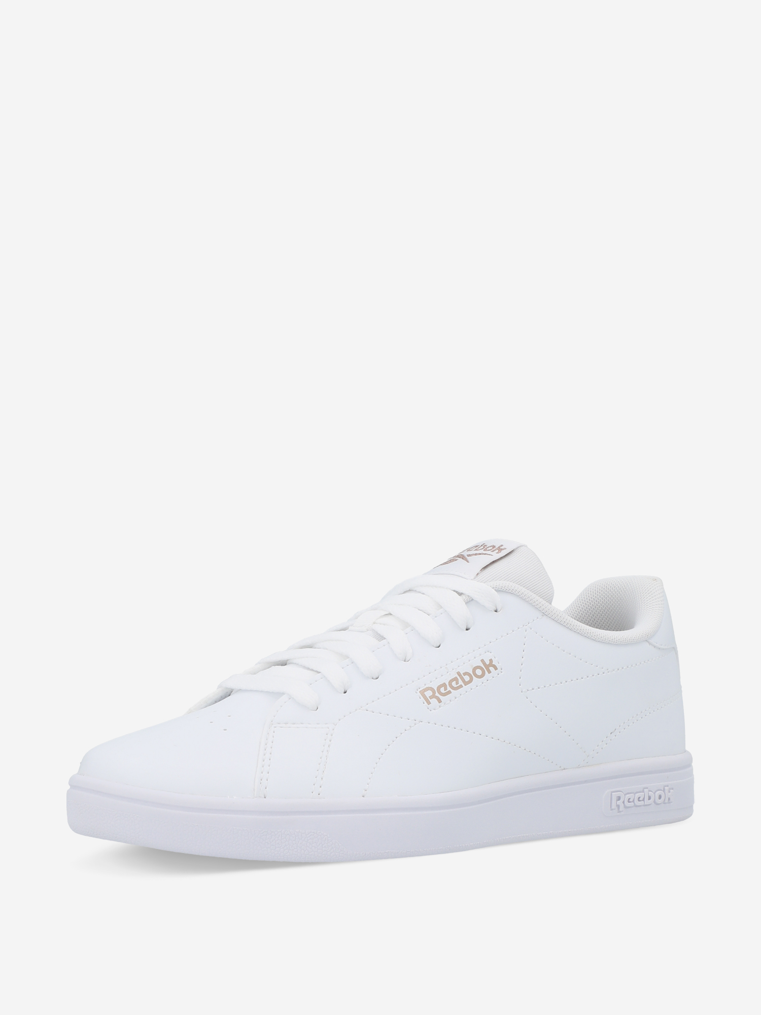 фото Кеды женские reebok court clean, белый