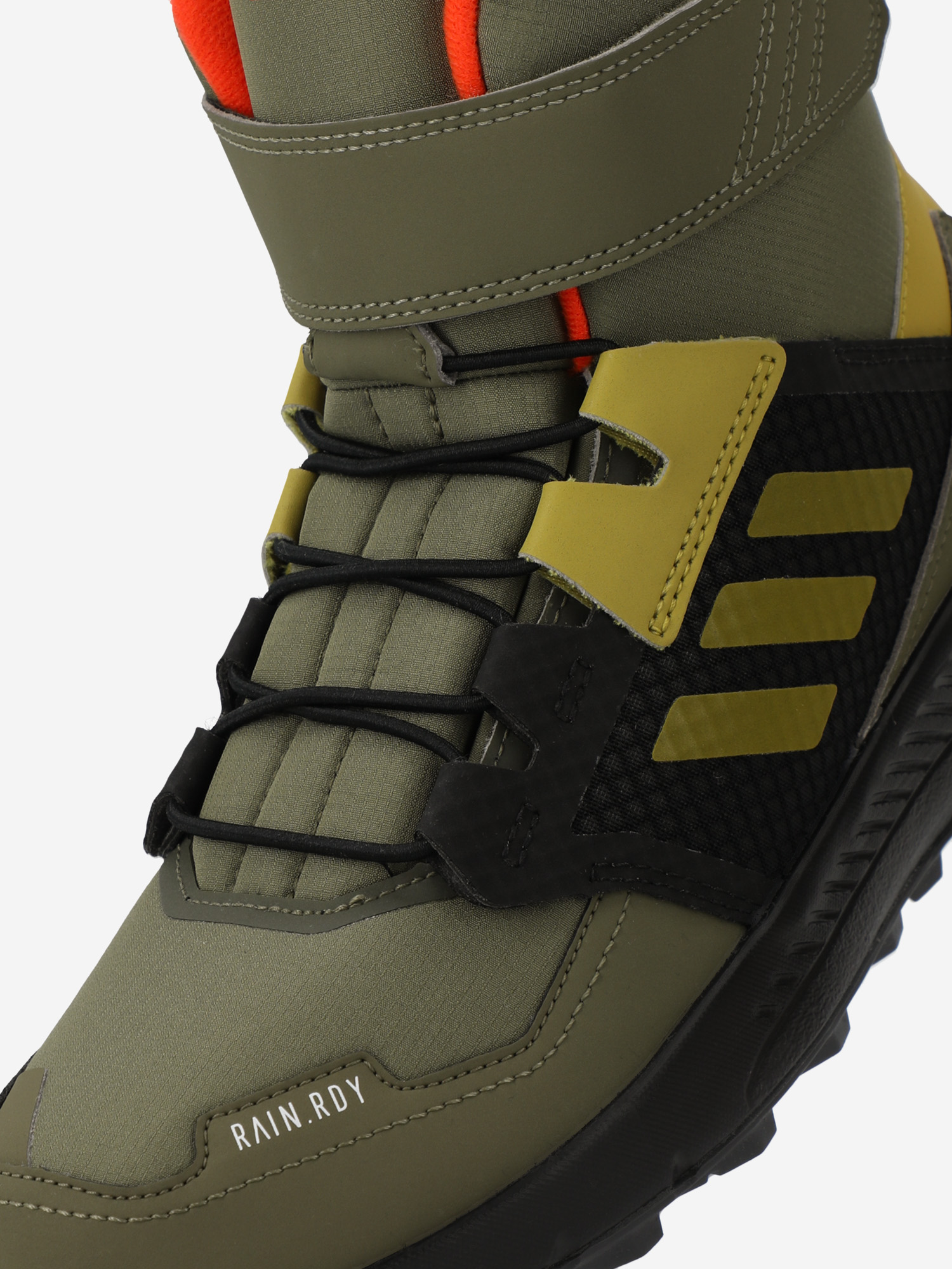 фото Ботинки утепленные для мальчиков adidas terrex trailmaker high c.rdy k, зеленый