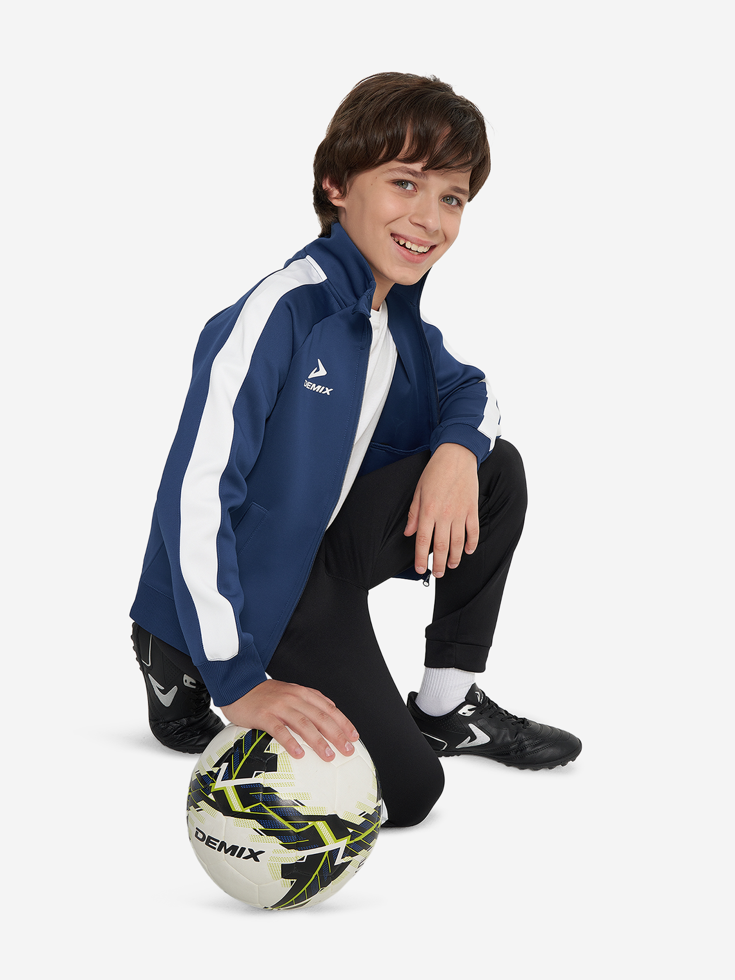 фото Толстовка для мальчиков demix playmaker, синий