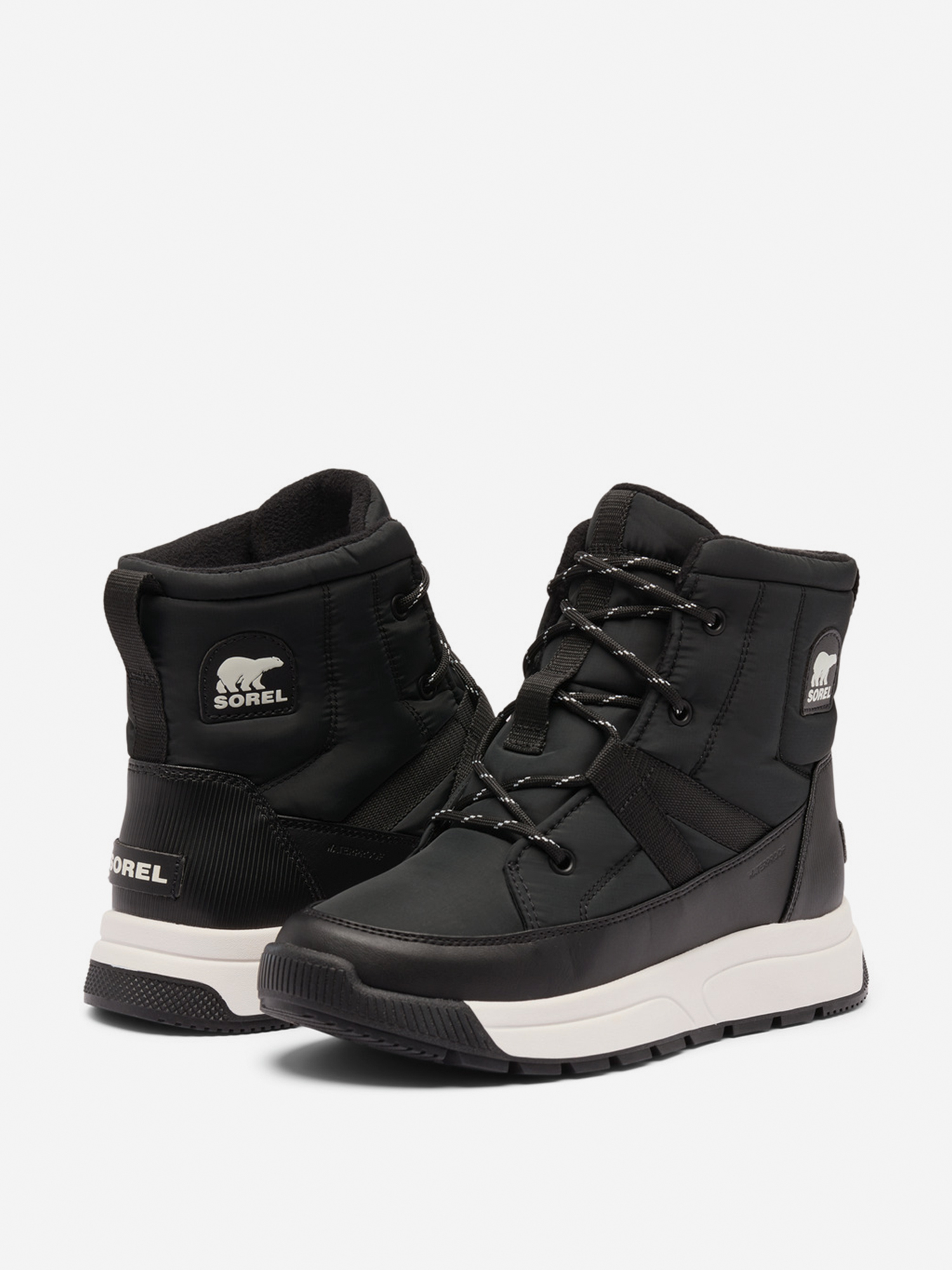 фото Ботинки утепленные женские sorel whitney iii wp, черный