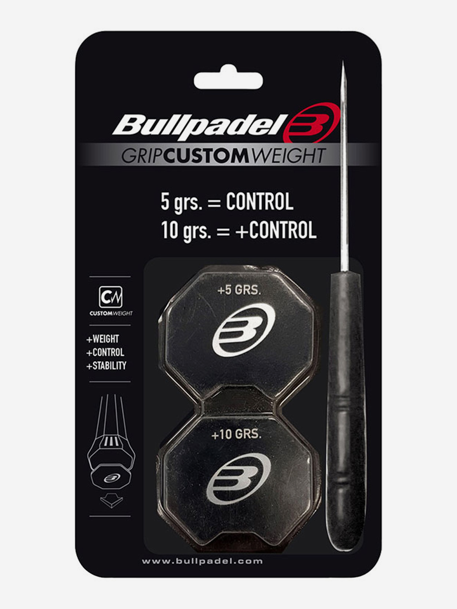 Утяжелитель в ручку для падел-ракетки (12 упаковок), Черный
Утяжелитель в ручку для падел-ракетки (12 упаковок), Черный