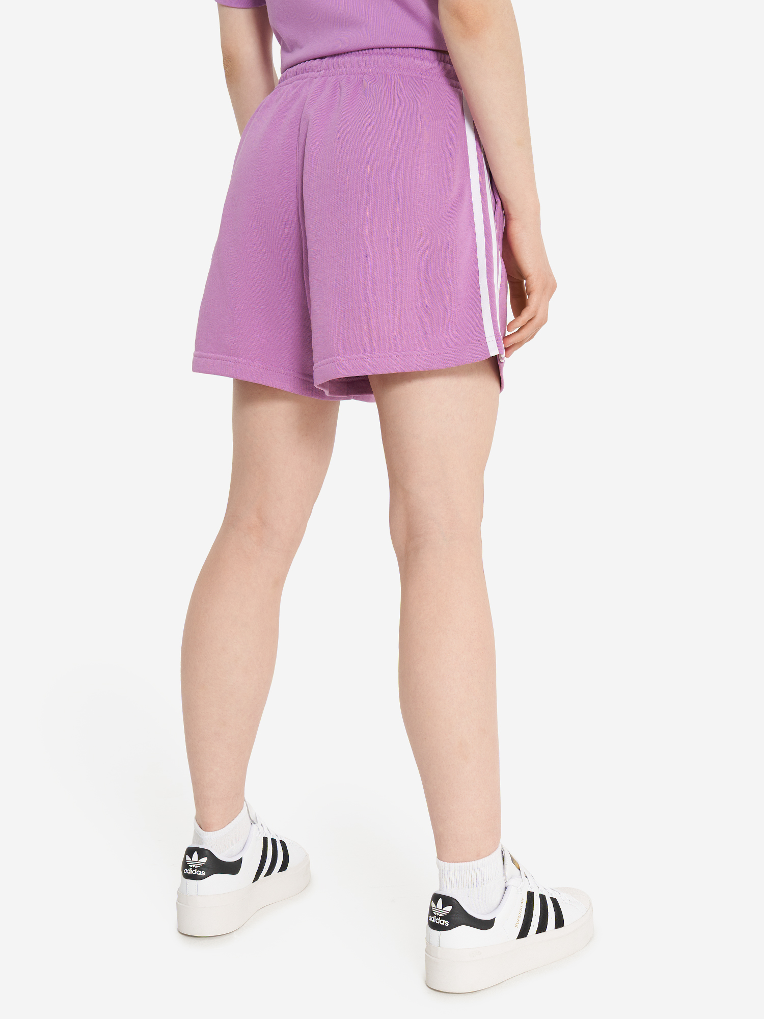 фото Шорты женские adidas, фиолетовый