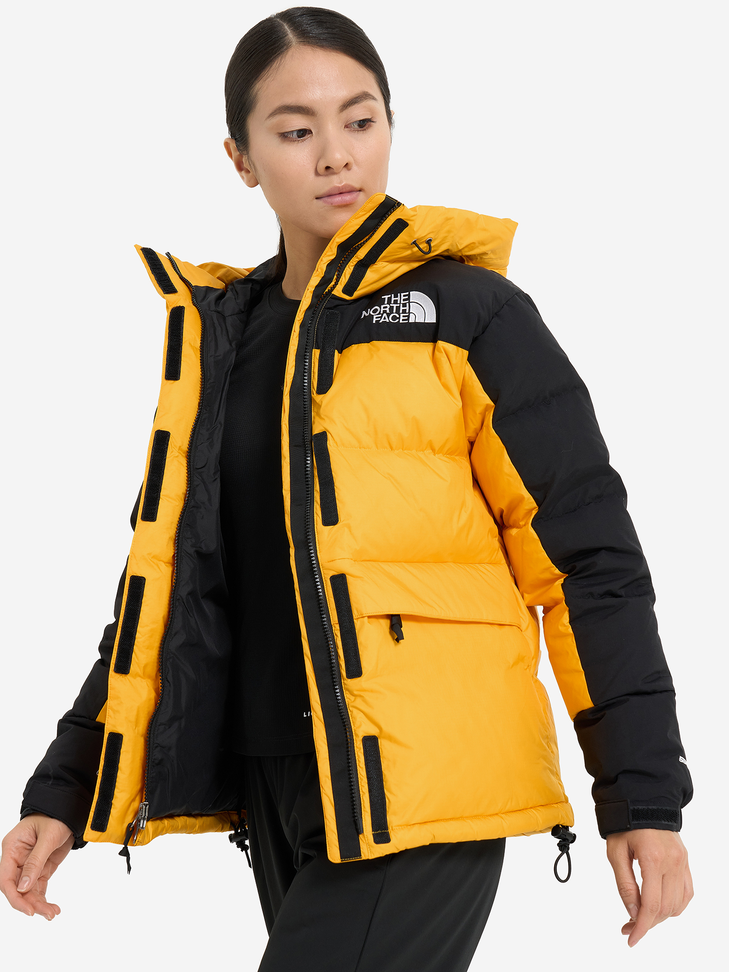 фото Пуховик женский the north face hmlyn, желтый