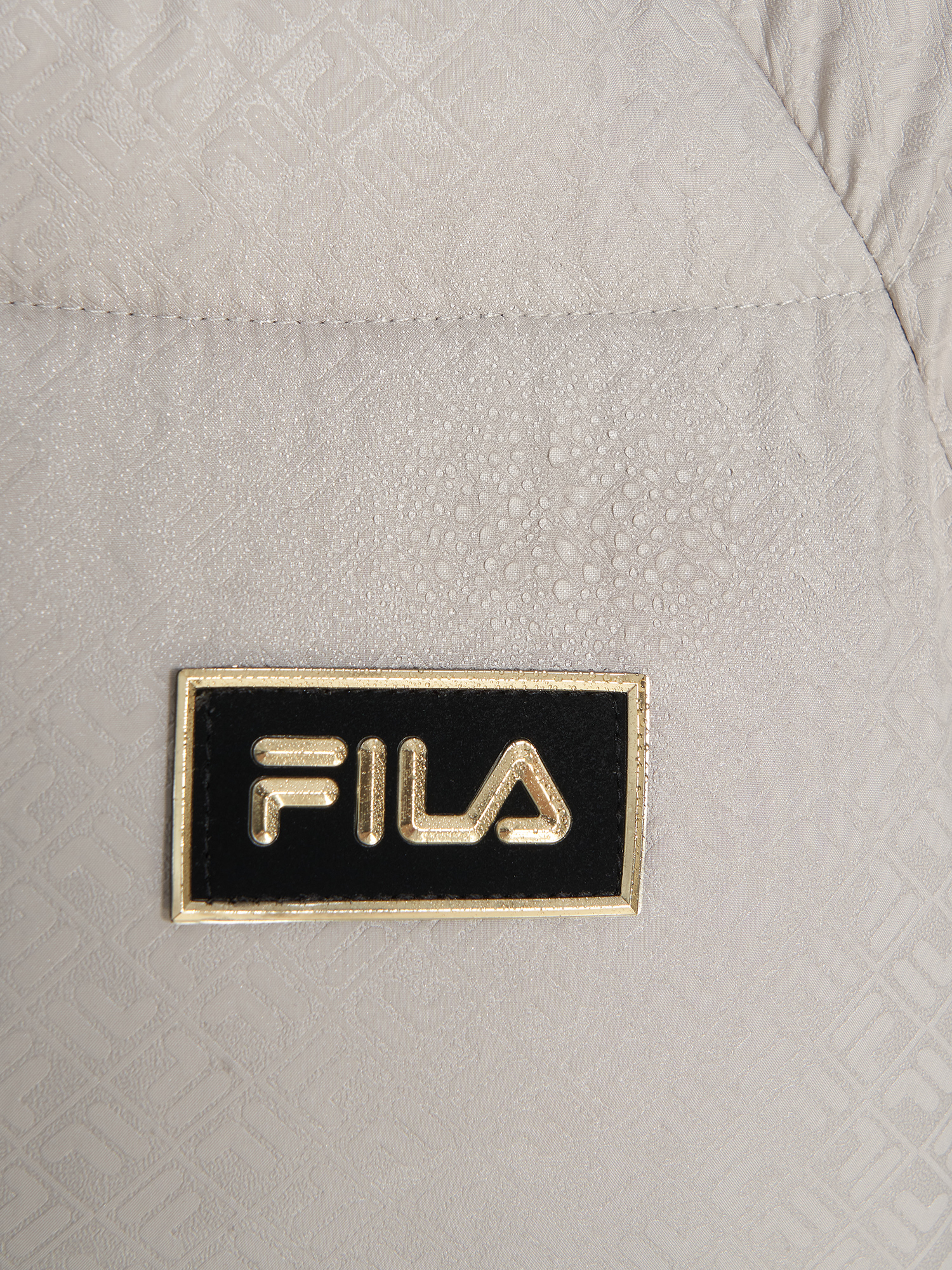 фото Пуховик для девочек fila, серый
