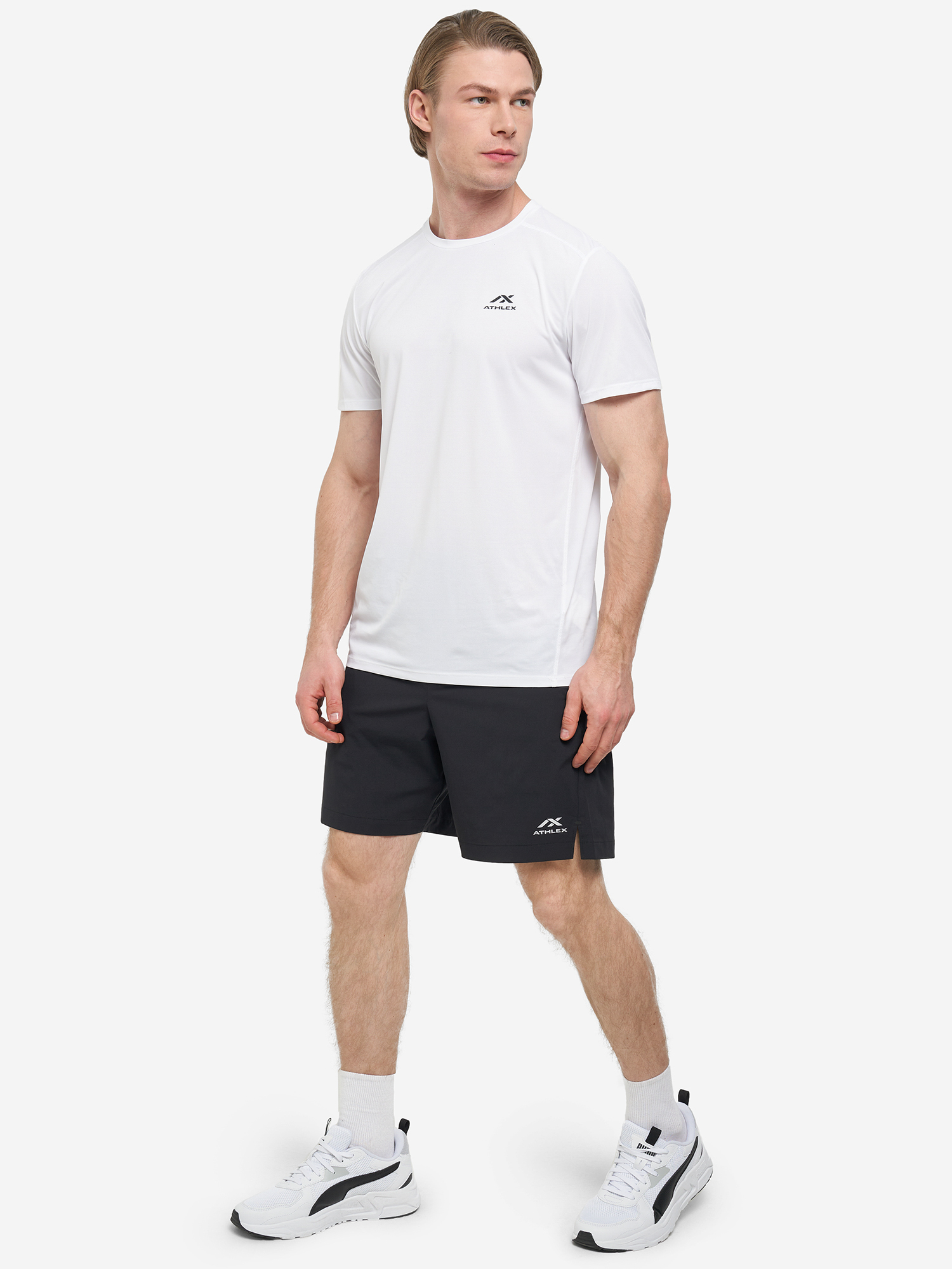 фото Шорты мужские athlex one more set, черный