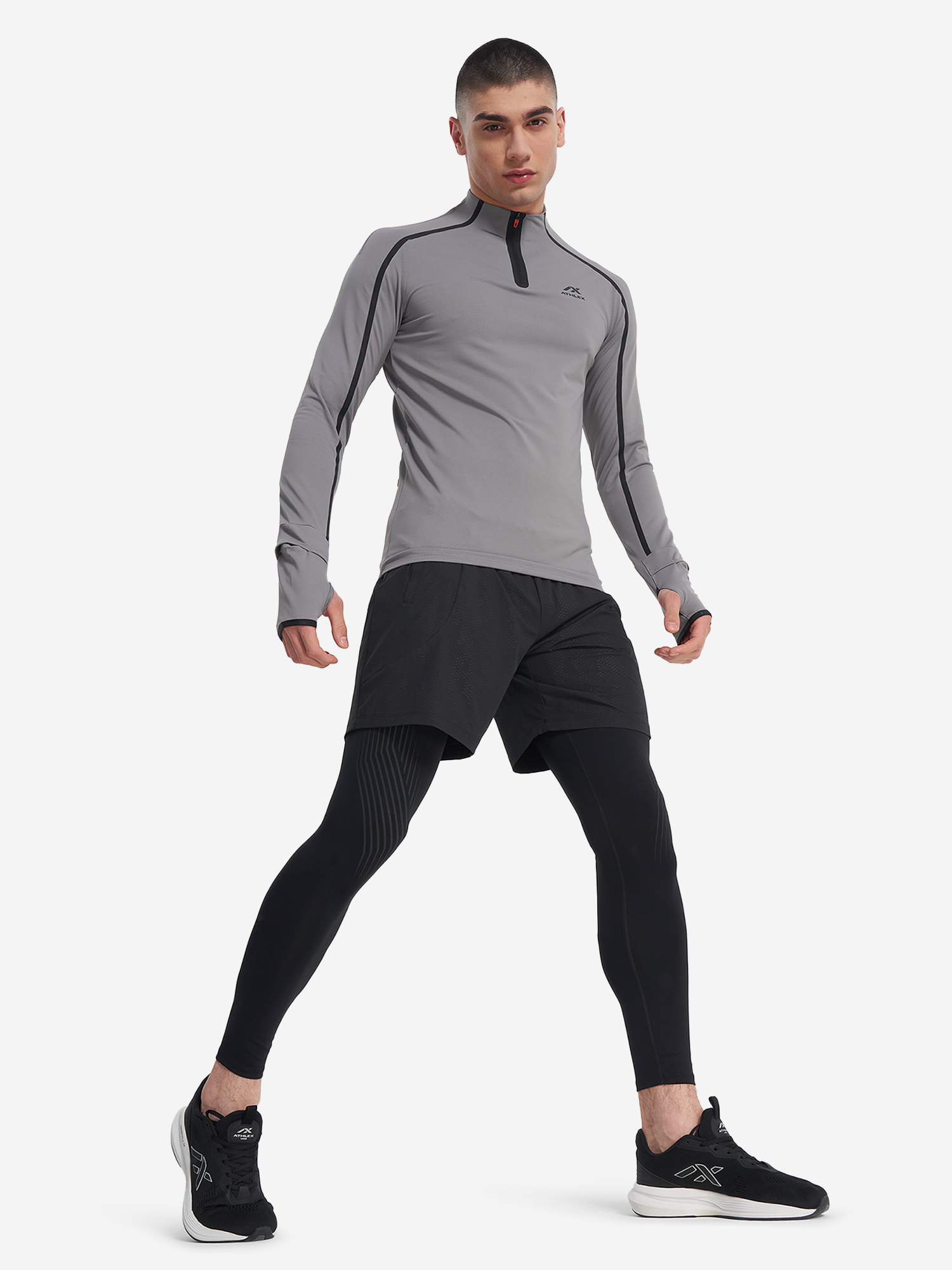 фото Толстовка мужская athlex, серый