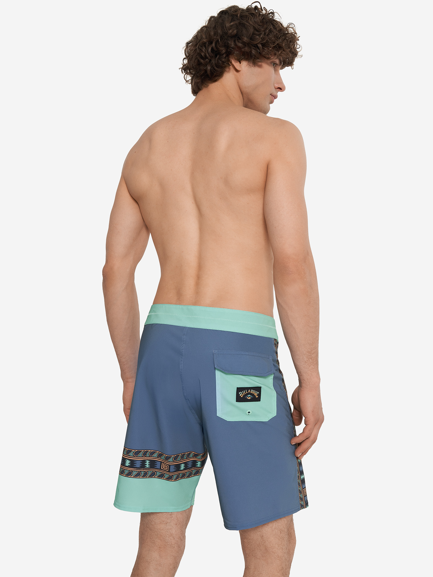 фото Шорты плавательные мужские billabong burleigh pro, синий