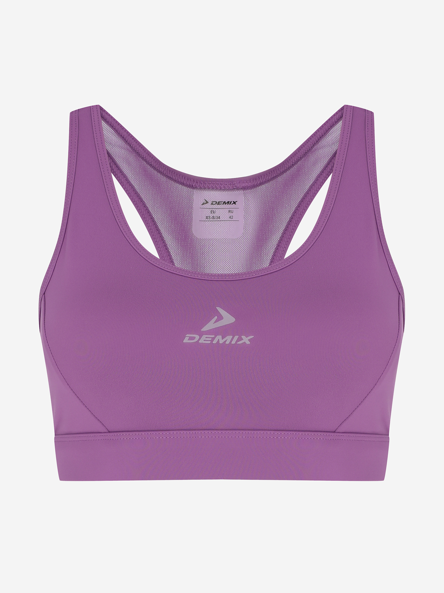 фото Топ бра спортивный demix activemove urban mesh back, фиолетовый