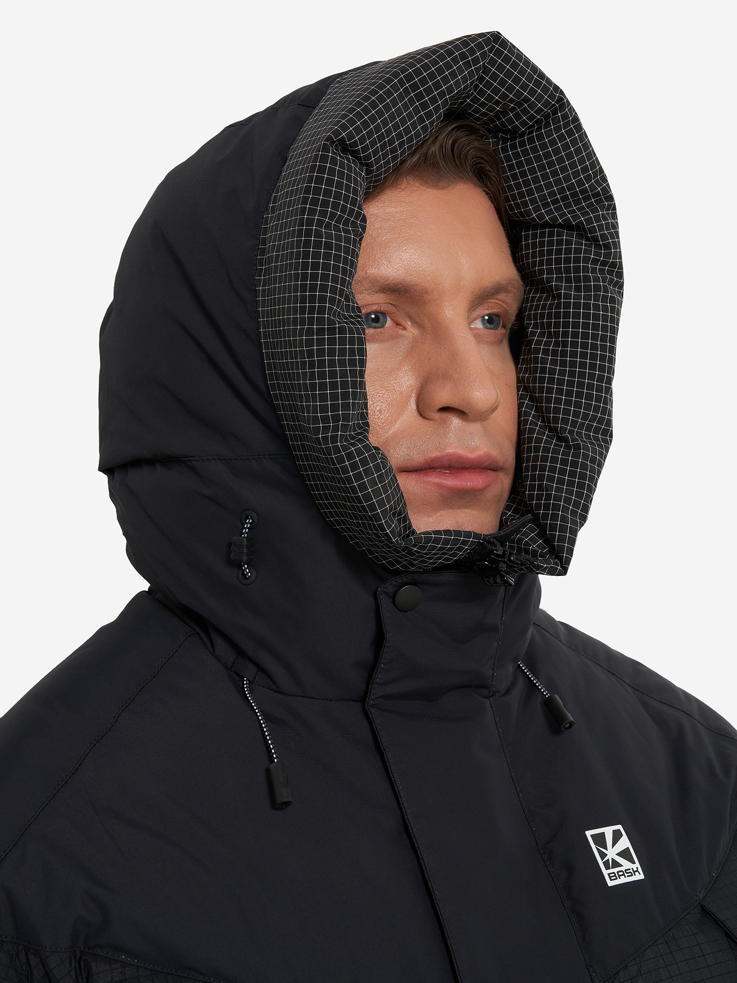 фото Пуховик мужской bask signal v2, черный