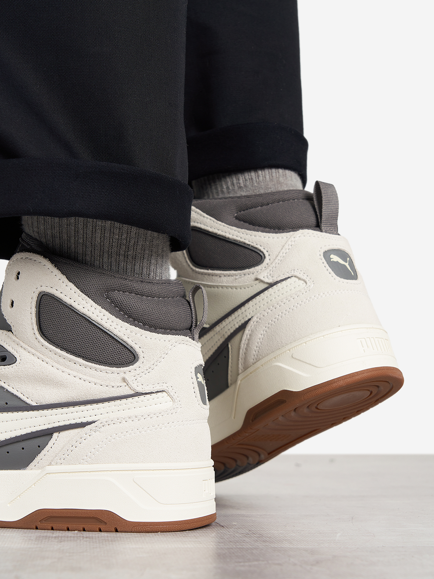 фото Кеды мужские puma rbd break mid sd, серый