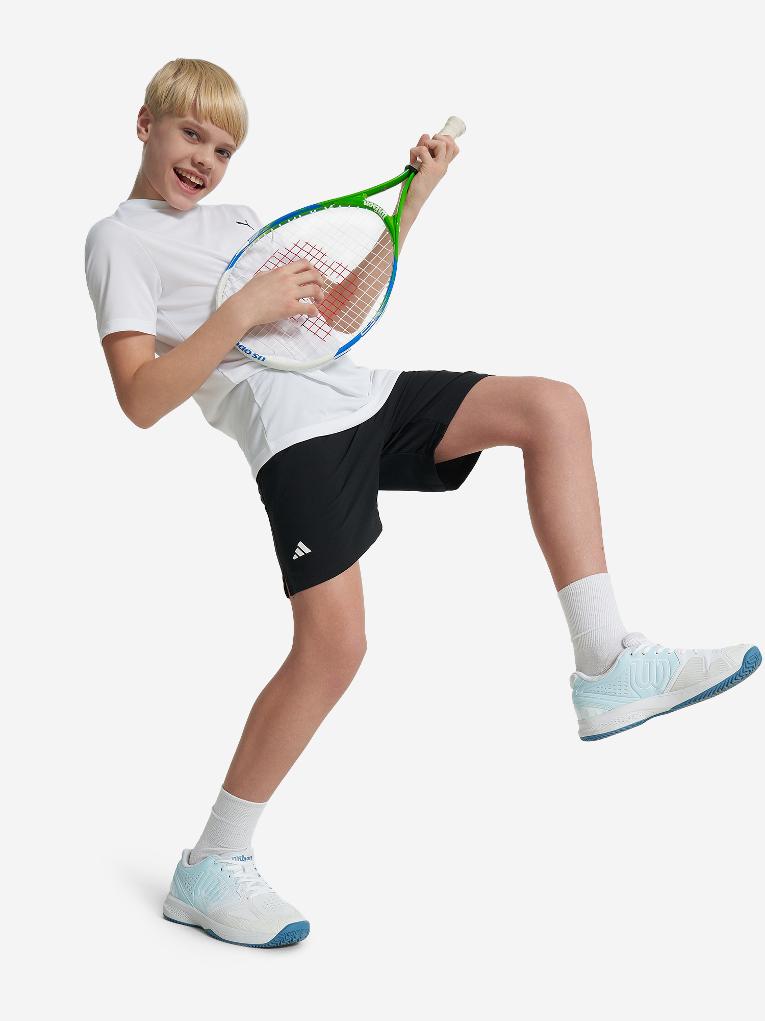 фото Шорты для мальчиков adidas club, черный