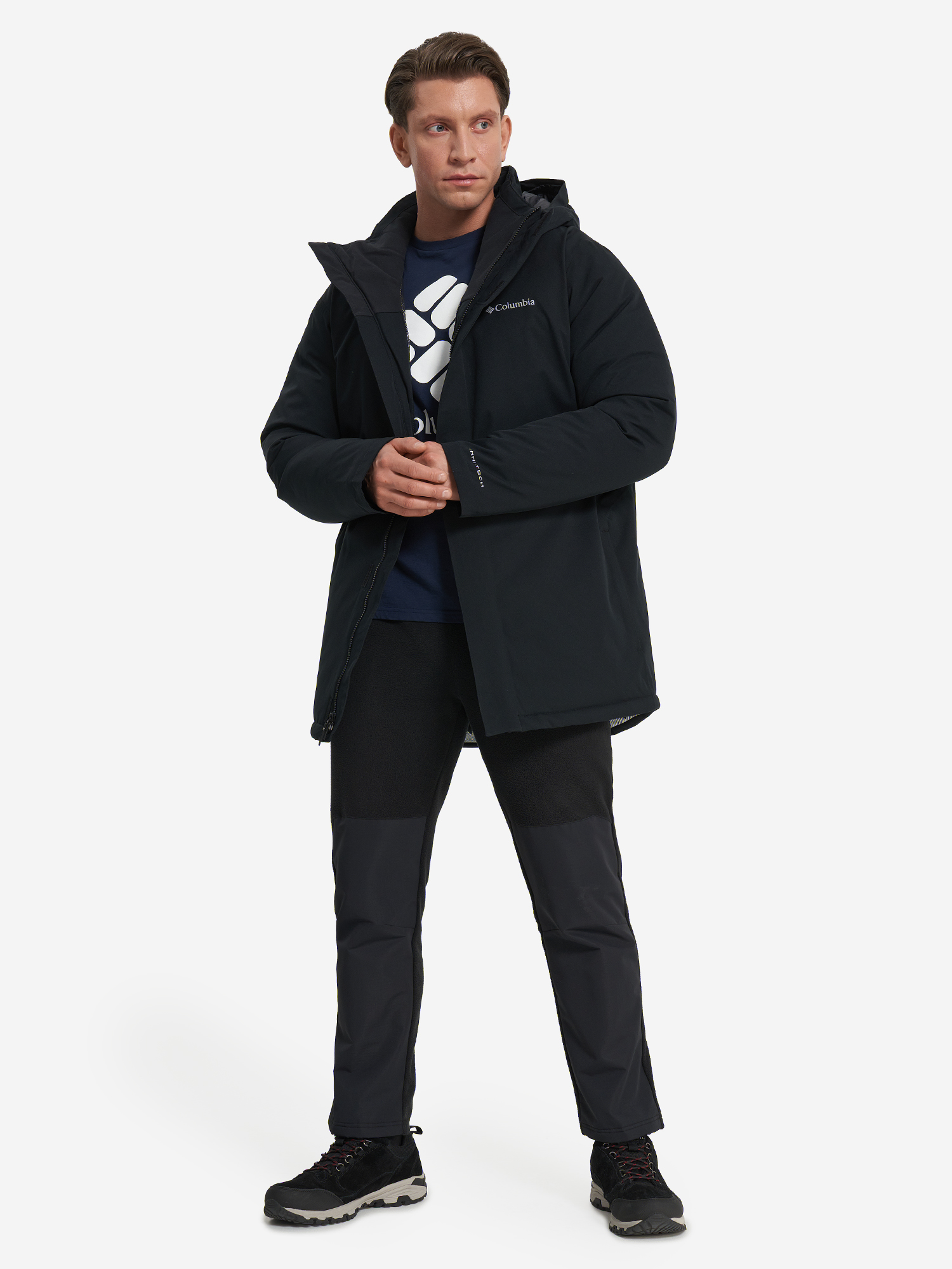 фото Парка мужская columbia blizzard fighter iv jacket, черный