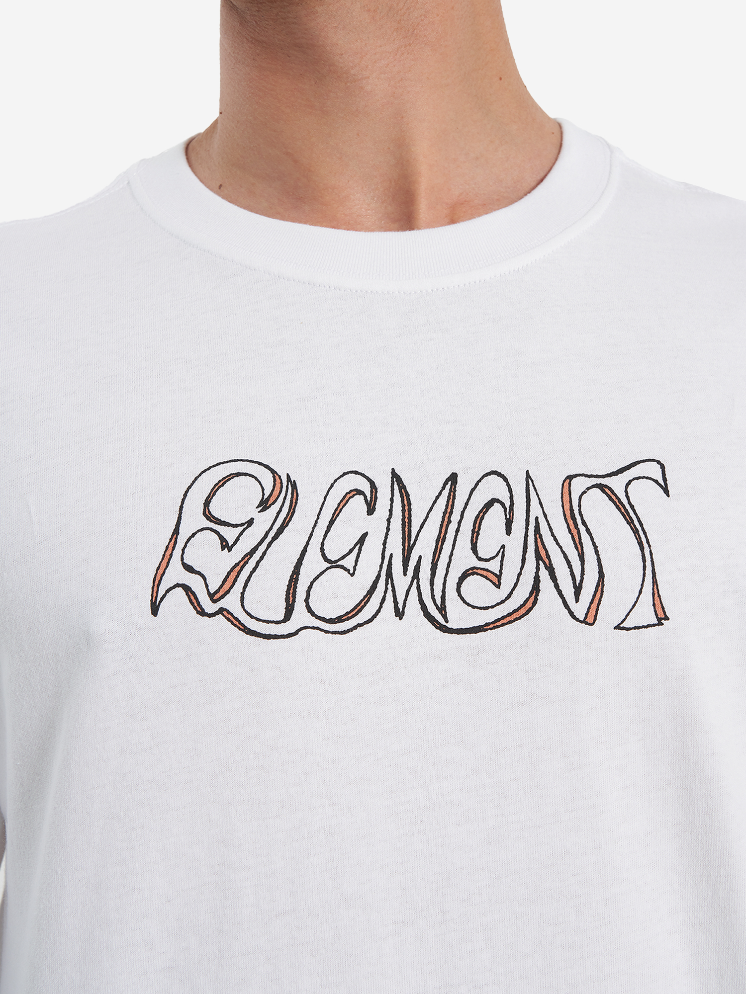 фото Лонгслив мужской element people, белый