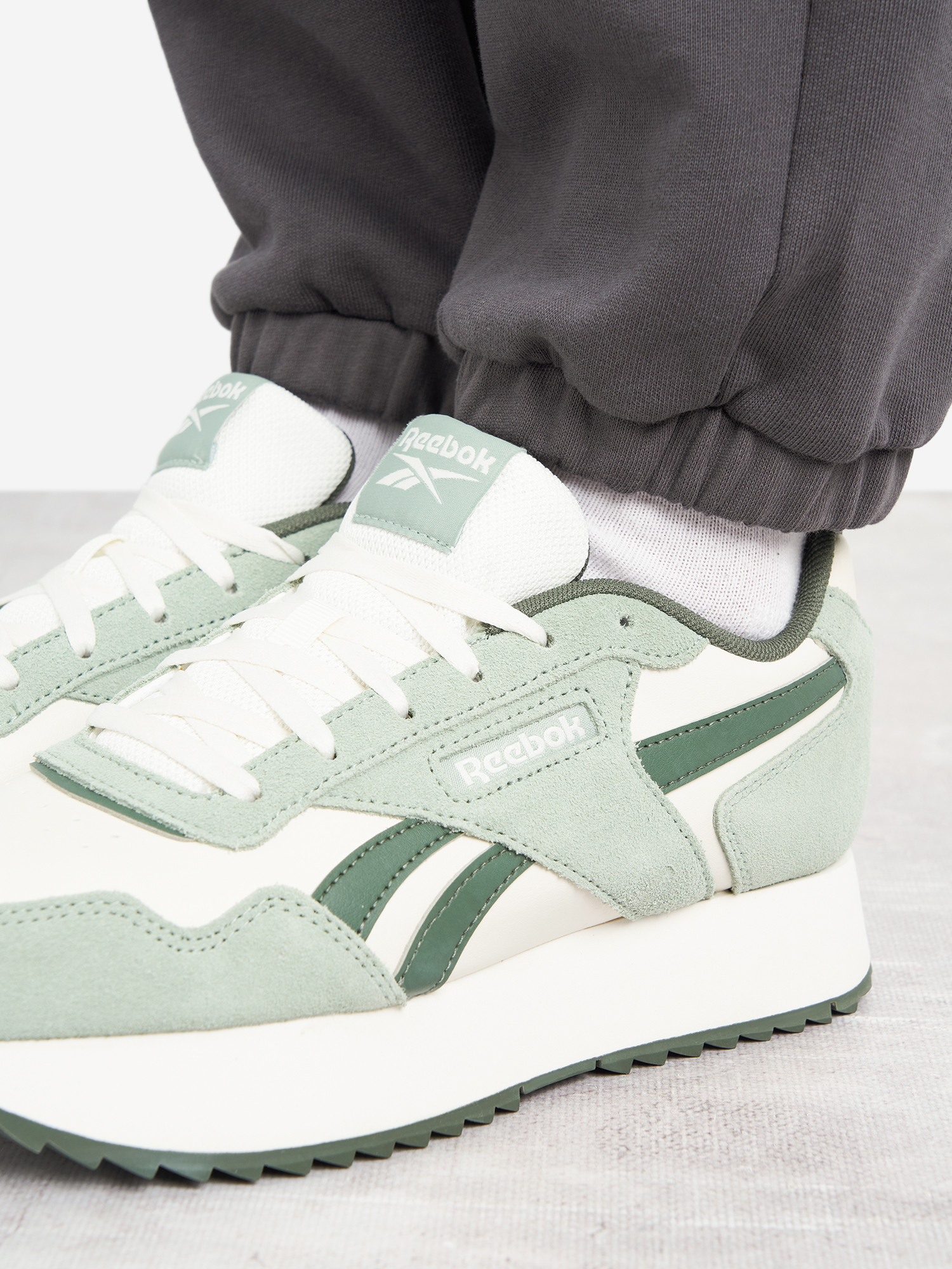 фото Кроссовки женские reebok glide ripple double, зеленый