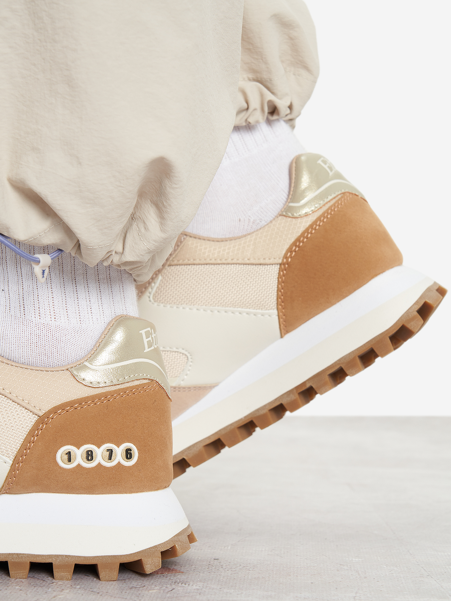 фото Кроссовки женские etonic ashen, бежевый