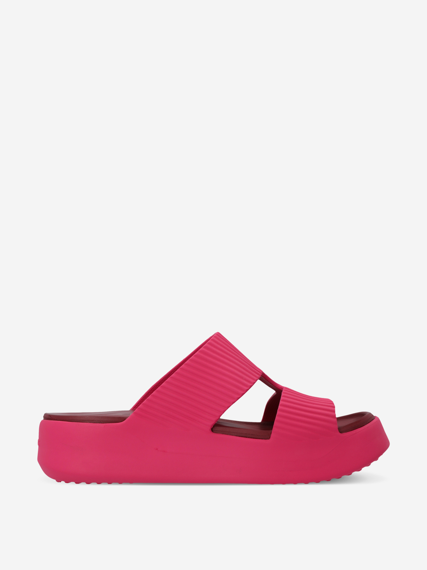 фото Шлепанцы женские crocs getaway groove platform hstrap, розовый